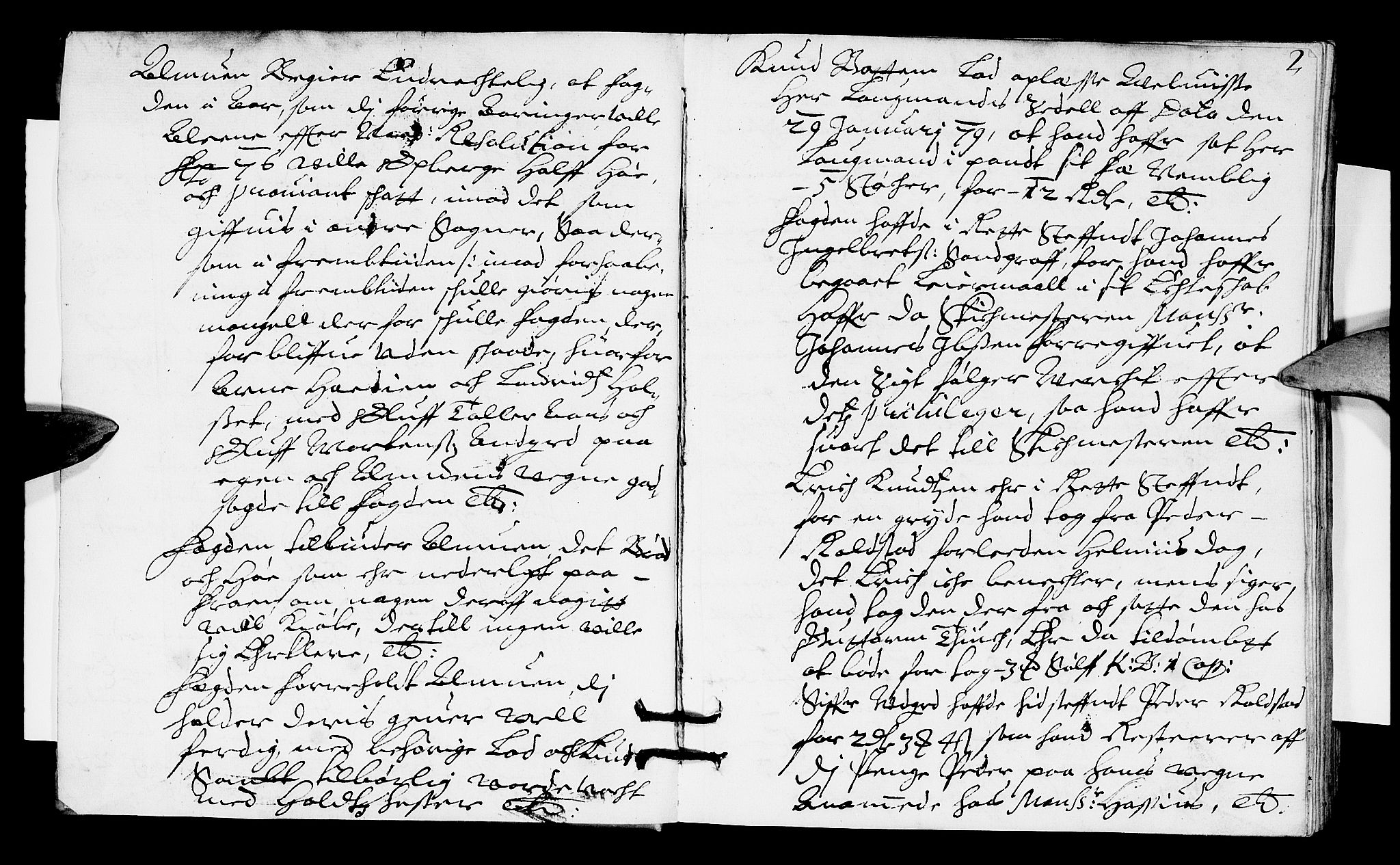 Sorenskriverier i Gudbrandsdalen, SAH/TING-036/G/Gb/Gba/L0015: Tingbok - Nord-Gudbrandsdal, 1679, s. 1b-2a
