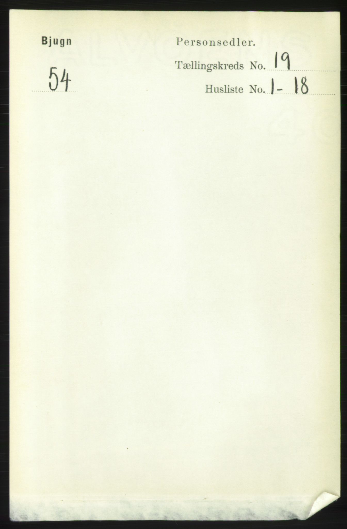 RA, Folketelling 1891 for 1627 Bjugn herred, 1891, s. 5090
