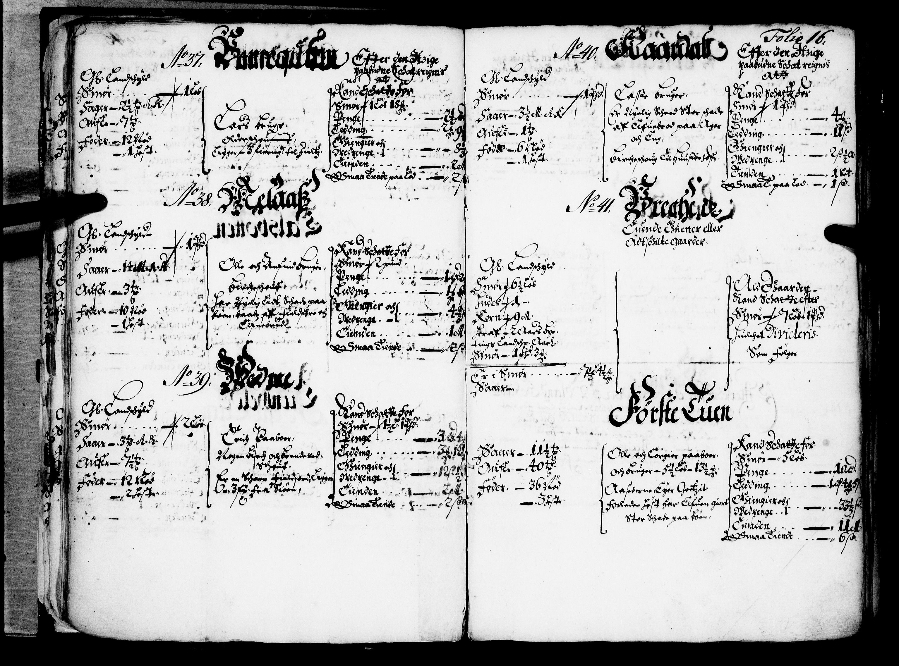 Rentekammeret inntil 1814, Realistisk ordnet avdeling, AV/RA-EA-4070/N/Nb/Nba/L0042: Ytre Sogn fogderi, 1667, s. 15b-16a