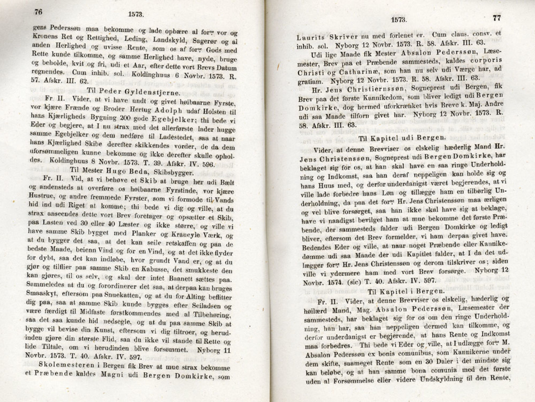 Publikasjoner utgitt av Det Norske Historiske Kildeskriftfond, PUBL/-/-/-: Norske Rigs-Registranter, bind 2, 1572-1588, s. 76-77