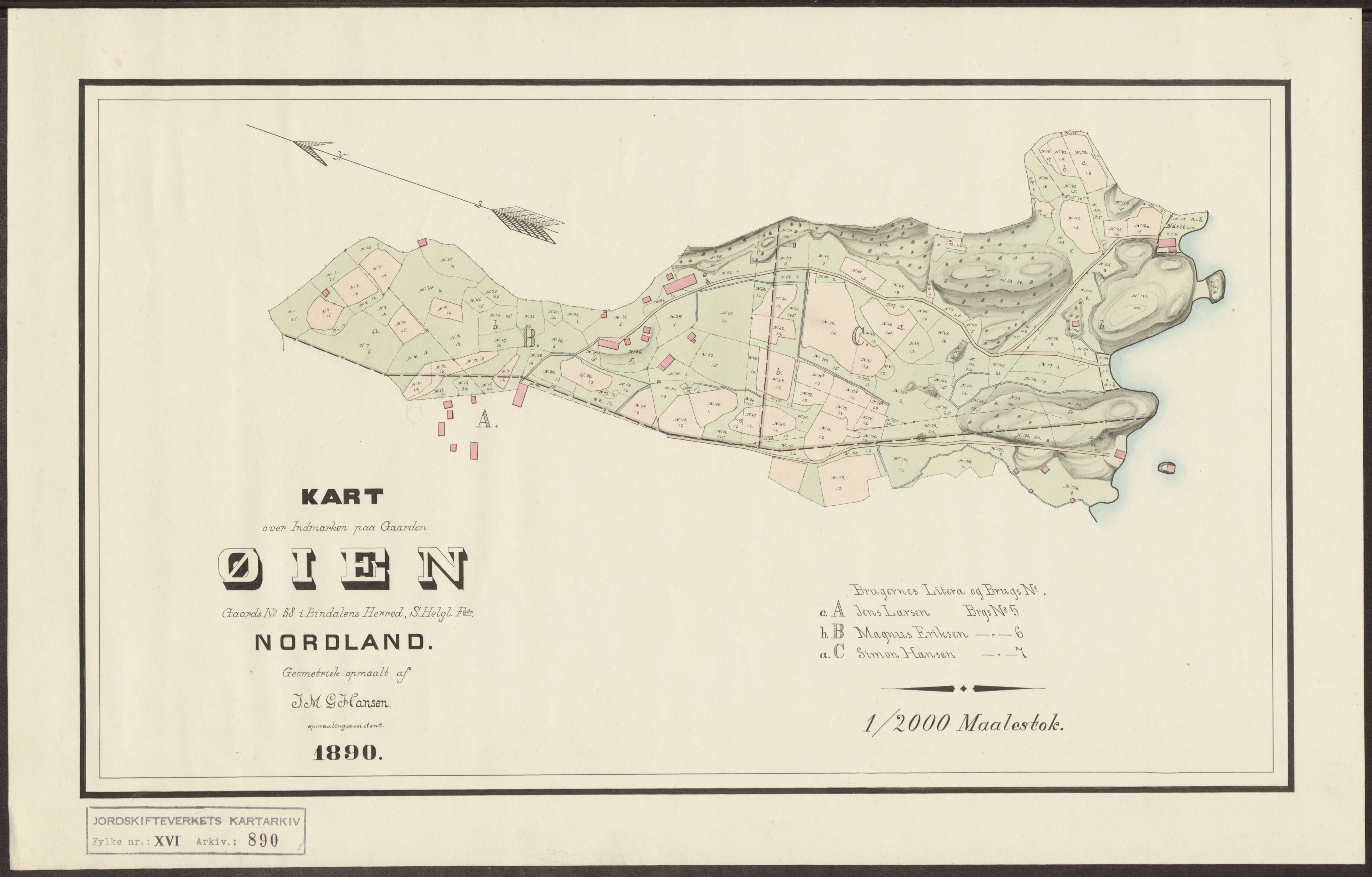 Jordskifteverkets kartarkiv, AV/RA-S-3929/T, 1859-1988, s. 1028