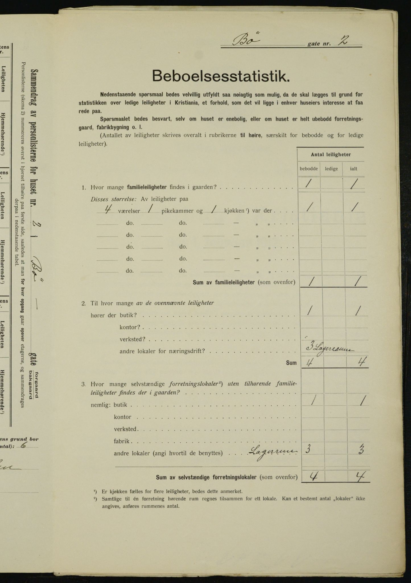 OBA, Kommunal folketelling 1.2.1912 for Kristiania, 1912, s. 10994