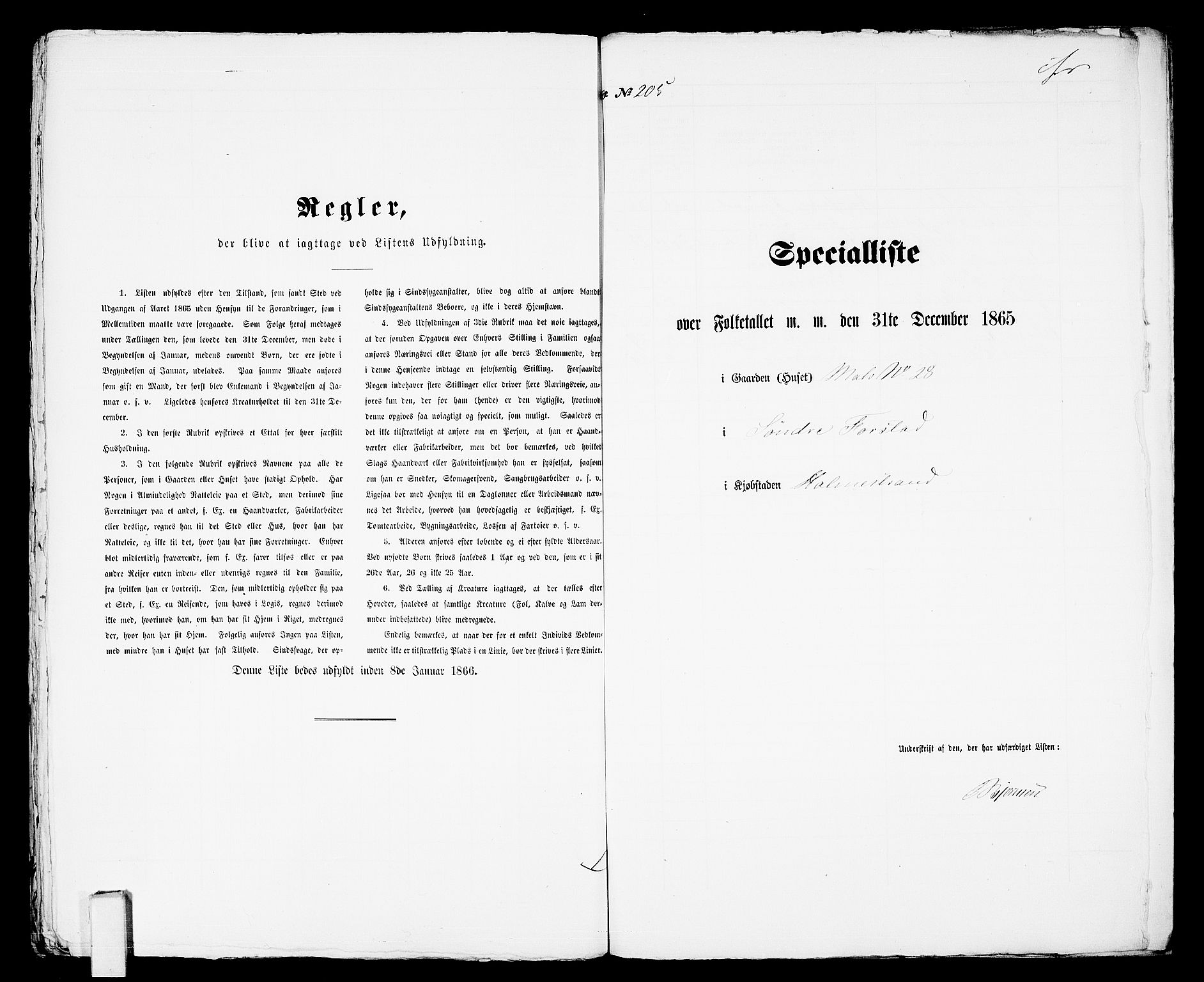 RA, Folketelling 1865 for 0702B Botne prestegjeld, Holmestrand kjøpstad, 1865, s. 419