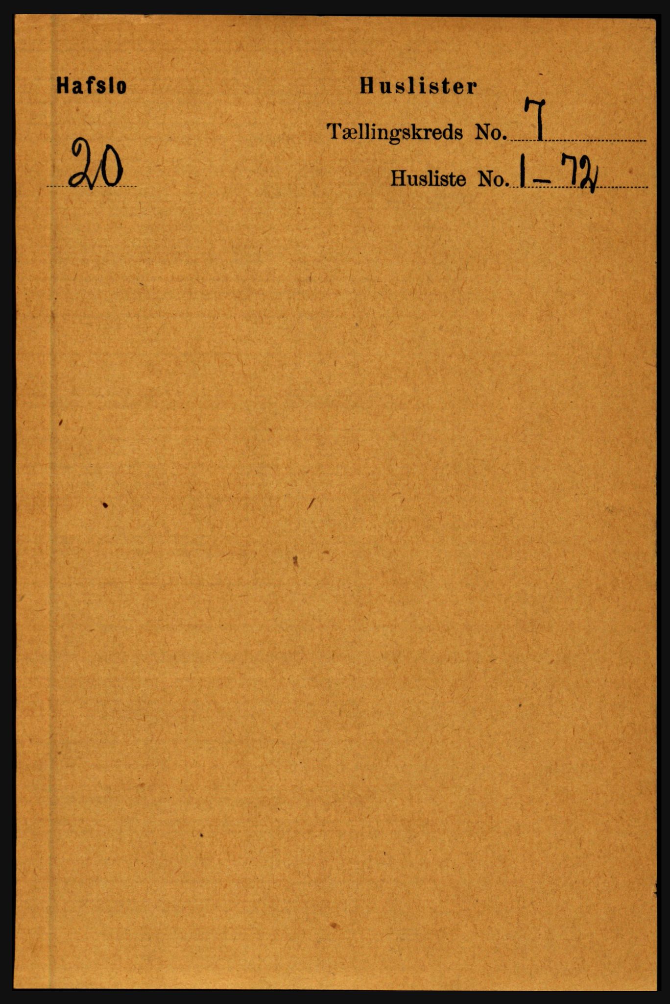RA, Folketelling 1891 for 1425 Hafslo herred, 1891, s. 2666