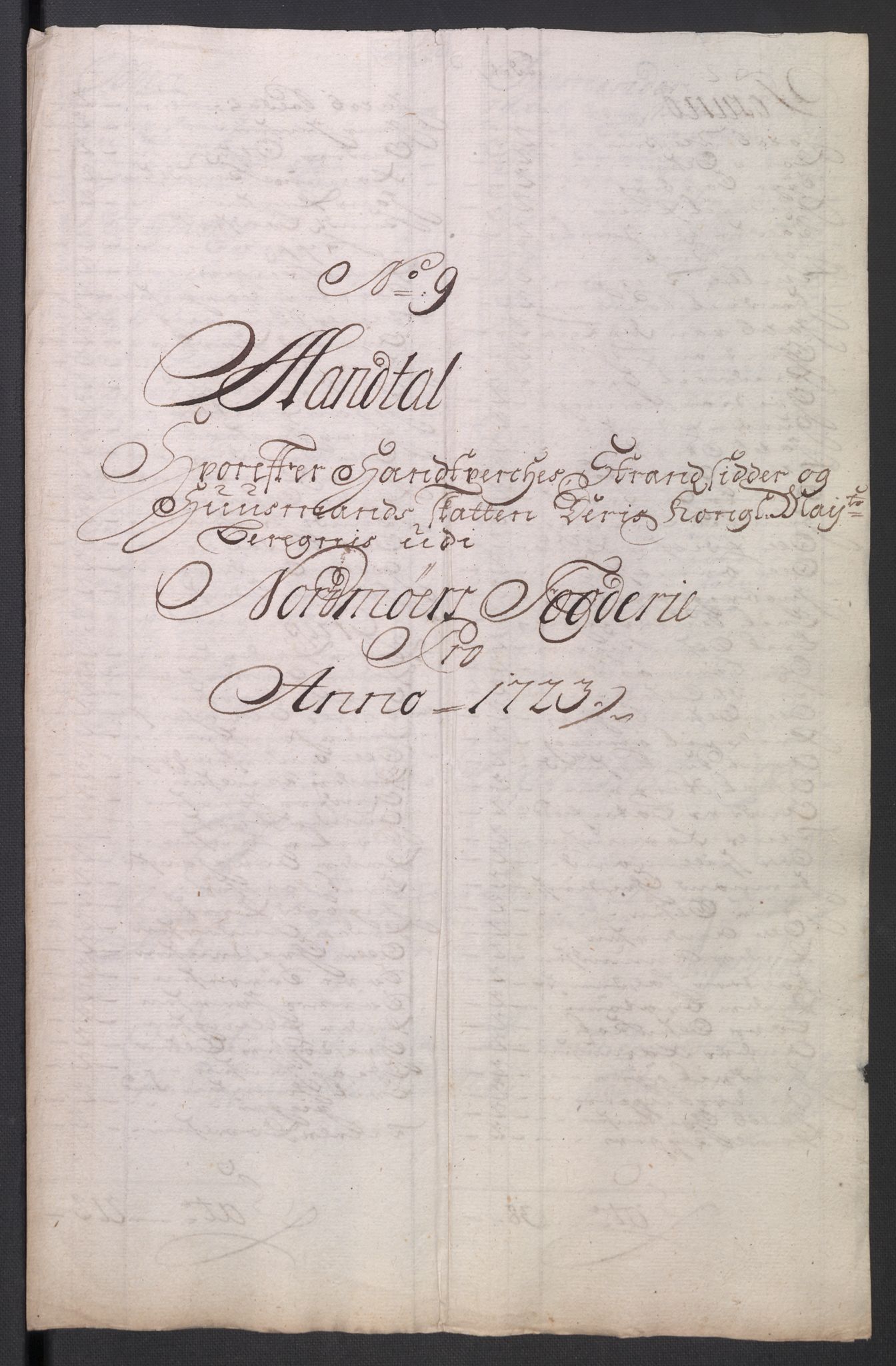 Rentekammeret inntil 1814, Reviderte regnskaper, Fogderegnskap, RA/EA-4092/R56/L3756: Fogderegnskap Nordmøre, 1723, s. 123
