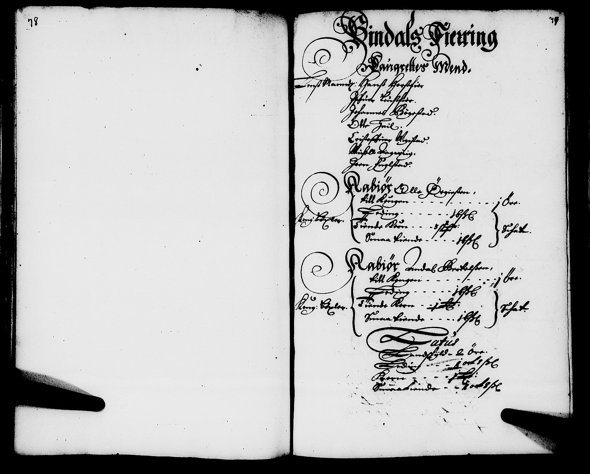 Rentekammeret inntil 1814, Realistisk ordnet avdeling, AV/RA-EA-4070/N/Nb/Nba/L0056: Namdalen len, 1669, s. 78-79