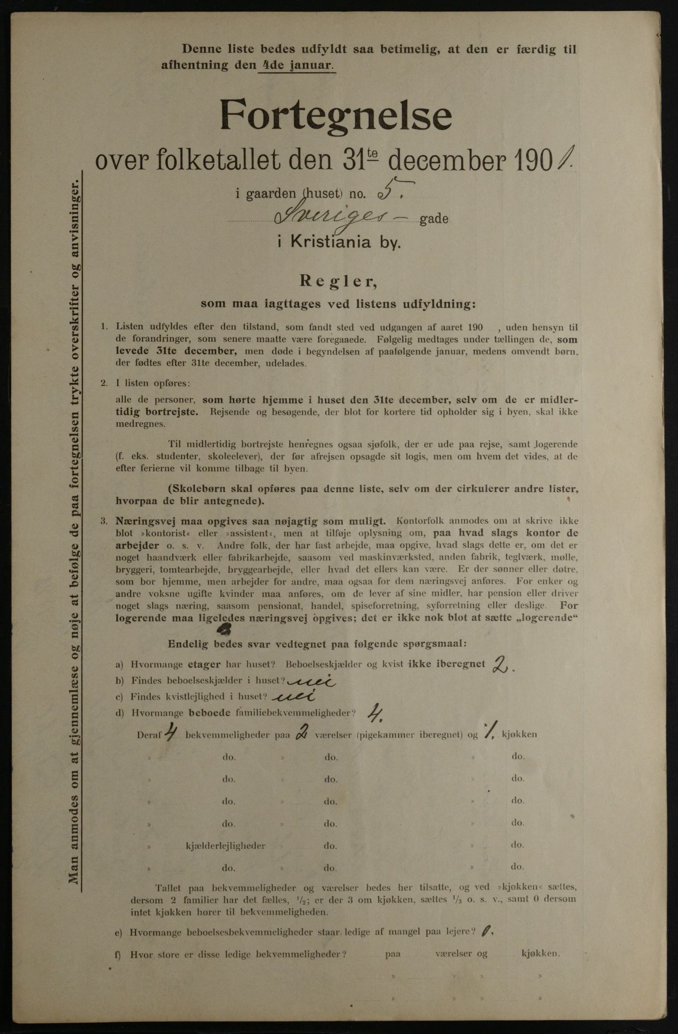 OBA, Kommunal folketelling 31.12.1901 for Kristiania kjøpstad, 1901, s. 16262