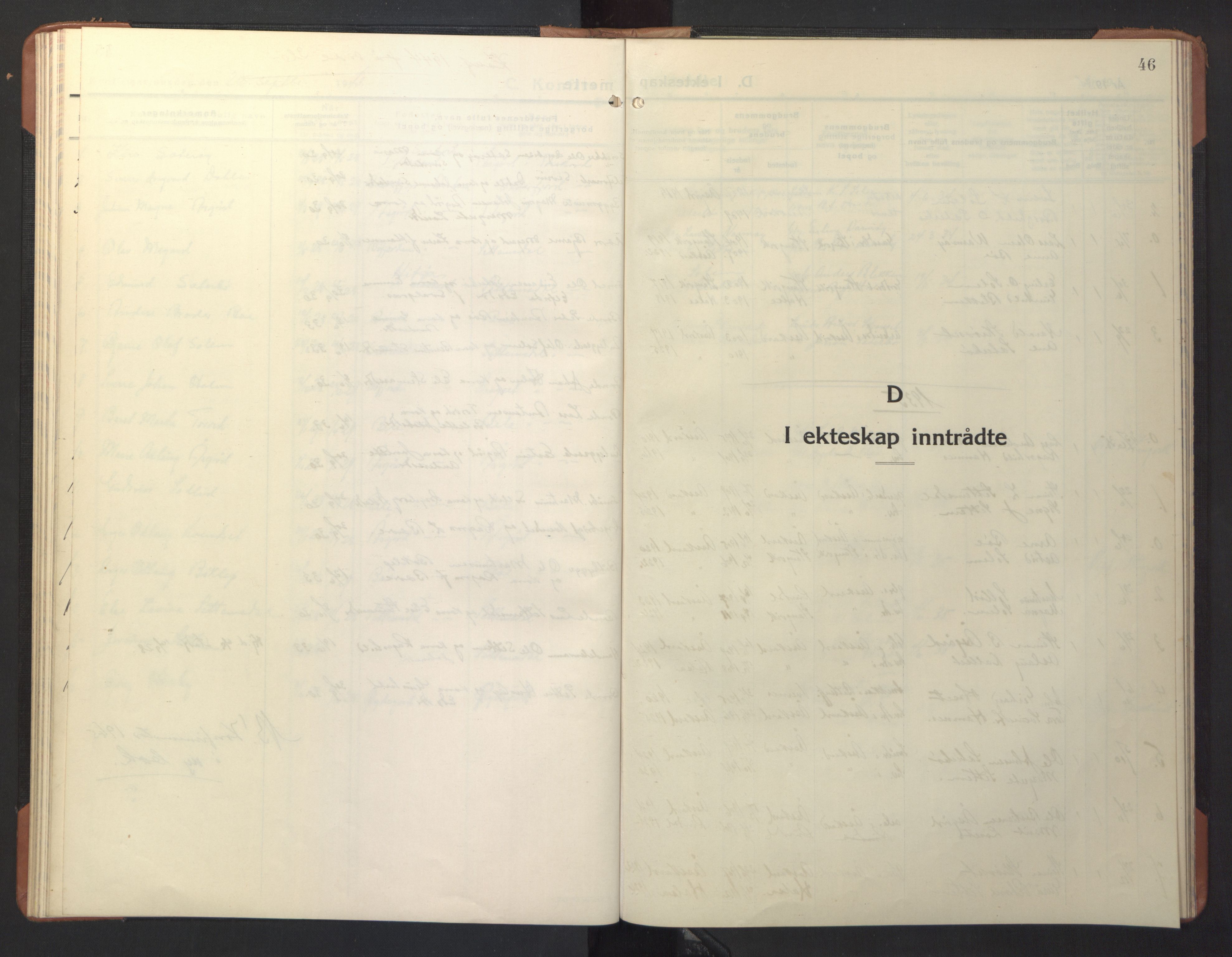 Ministerialprotokoller, klokkerbøker og fødselsregistre - Møre og Romsdal, AV/SAT-A-1454/594/L1038: Klokkerbok nr. 594C01, 1934-1946, s. 46