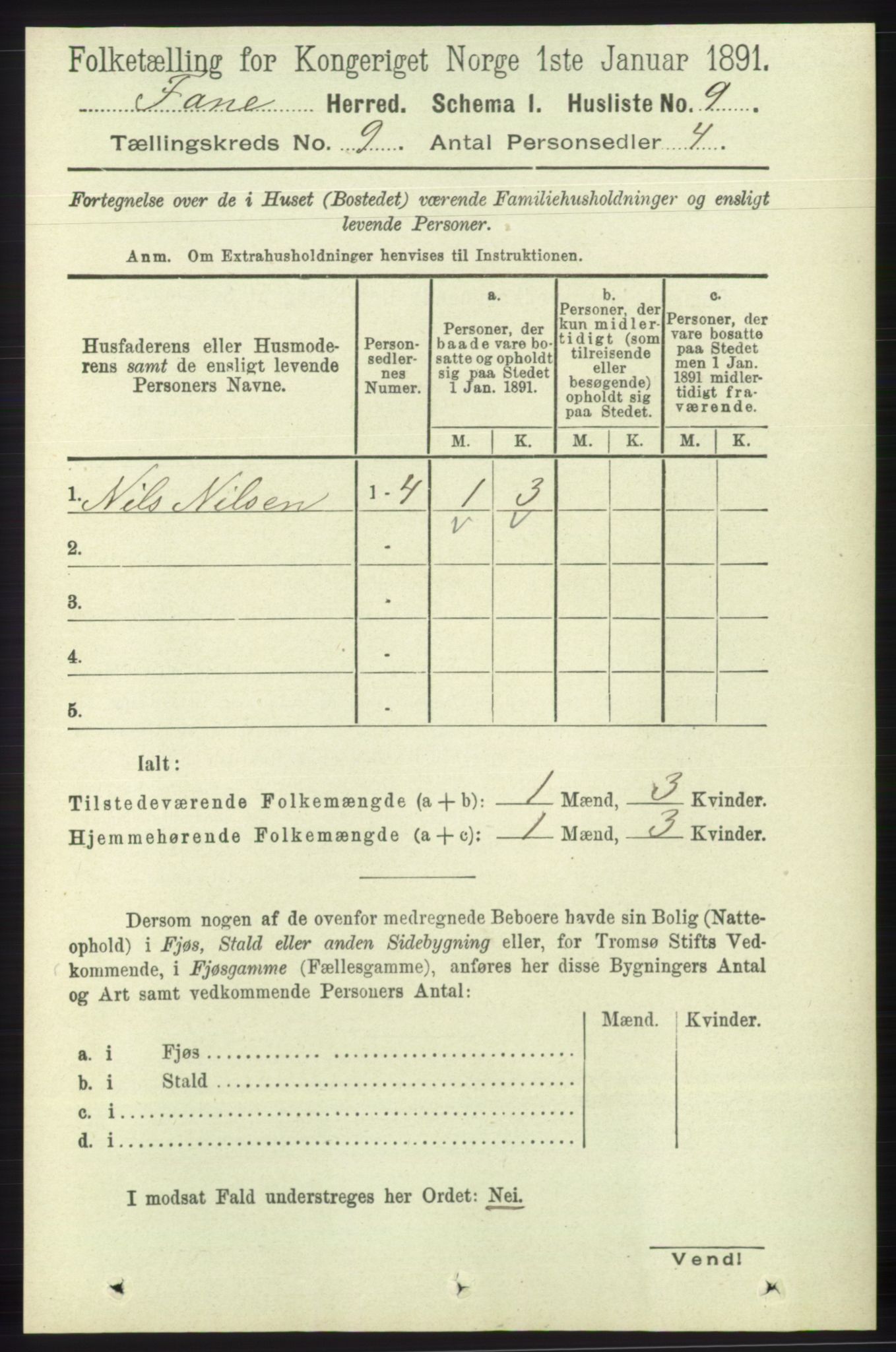 RA, Folketelling 1891 for 1249 Fana herred, 1891, s. 4761