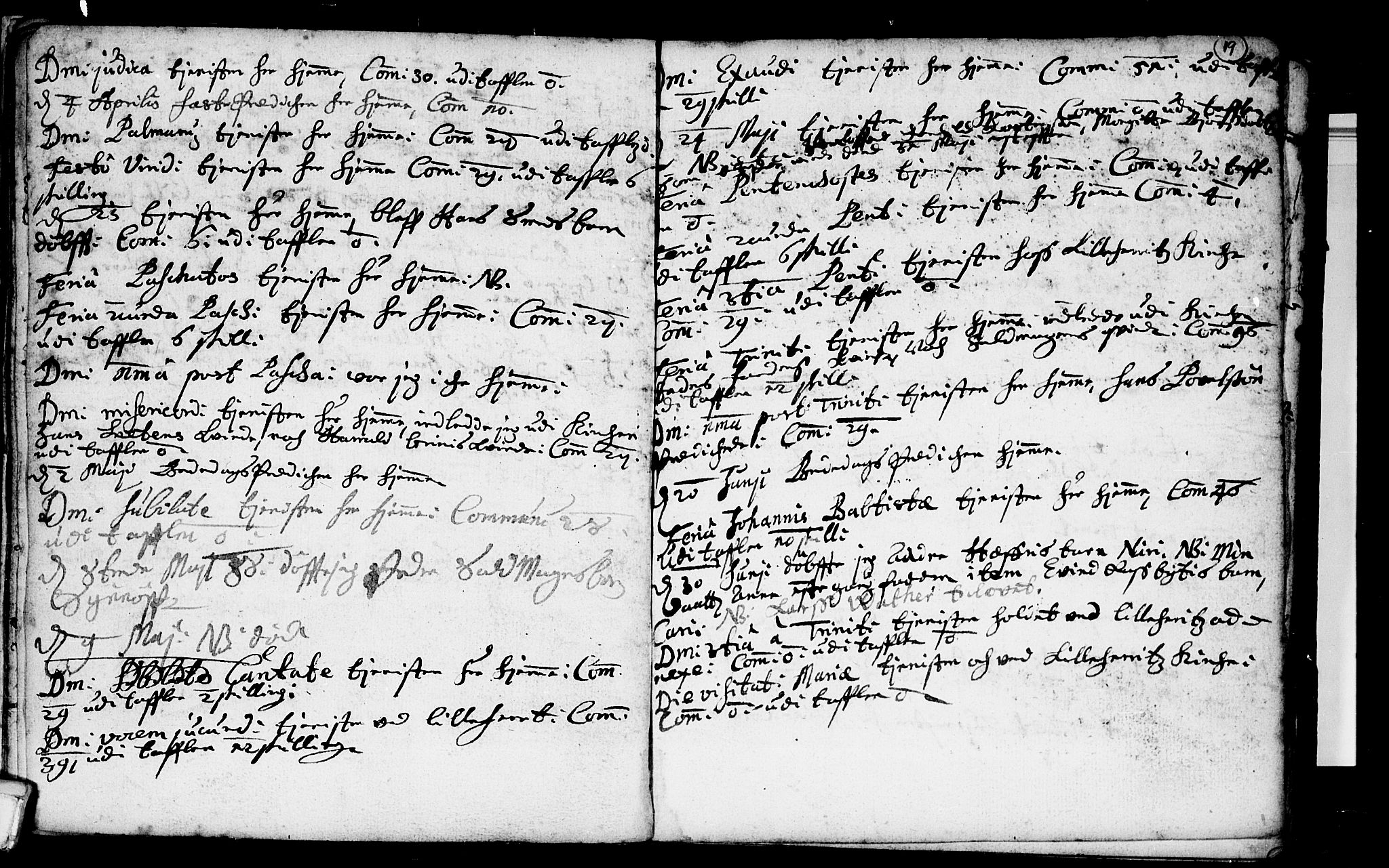 Heddal kirkebøker, SAKO/A-268/F/Fa/L0001: Ministerialbok nr. I 1, 1648-1699, s. 19