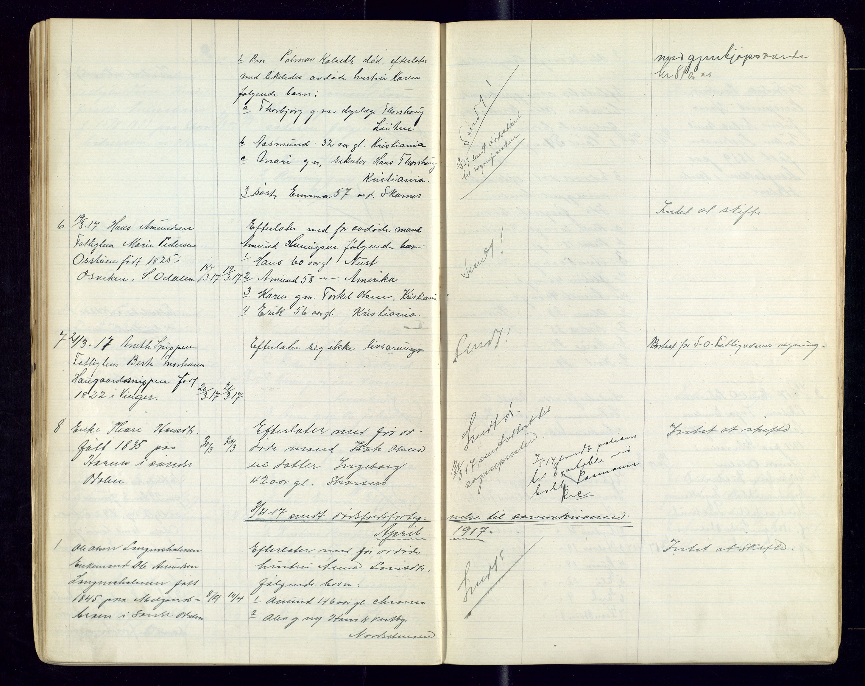 Sør-Odal lensmannskontor, AV/SAH-LHS-022/H/Hb/L0002/0002: Protokoller over anmeldte dødsfall / Protokoll over anmeldte dødsfall, 1915-1921