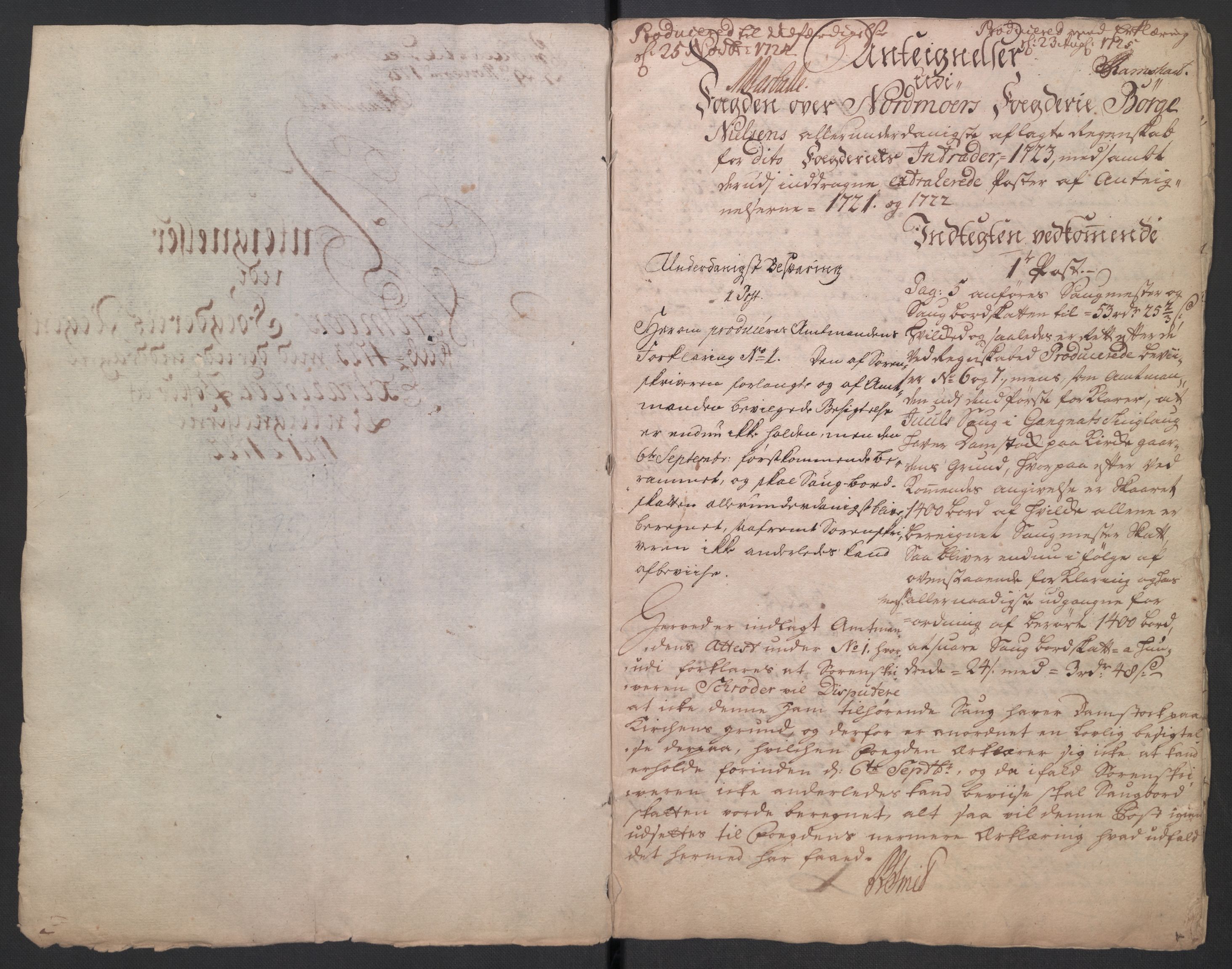 Rentekammeret inntil 1814, Reviderte regnskaper, Fogderegnskap, RA/EA-4092/R56/L3756: Fogderegnskap Nordmøre, 1723, s. 335