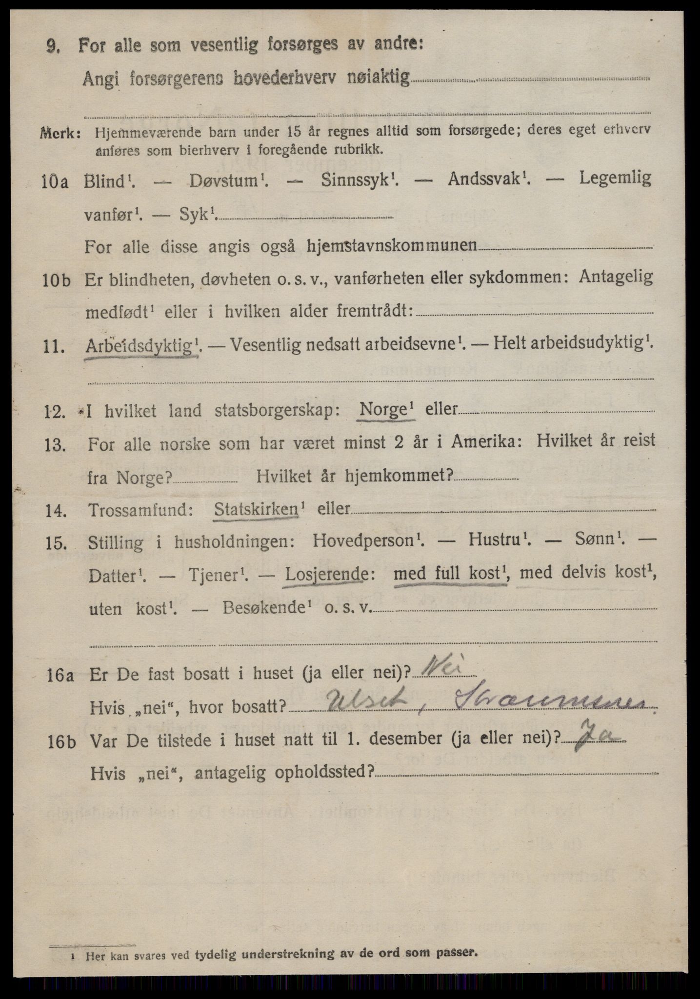 SAT, Folketelling 1920 for 1559 Straumsnes herred, 1920, s. 854
