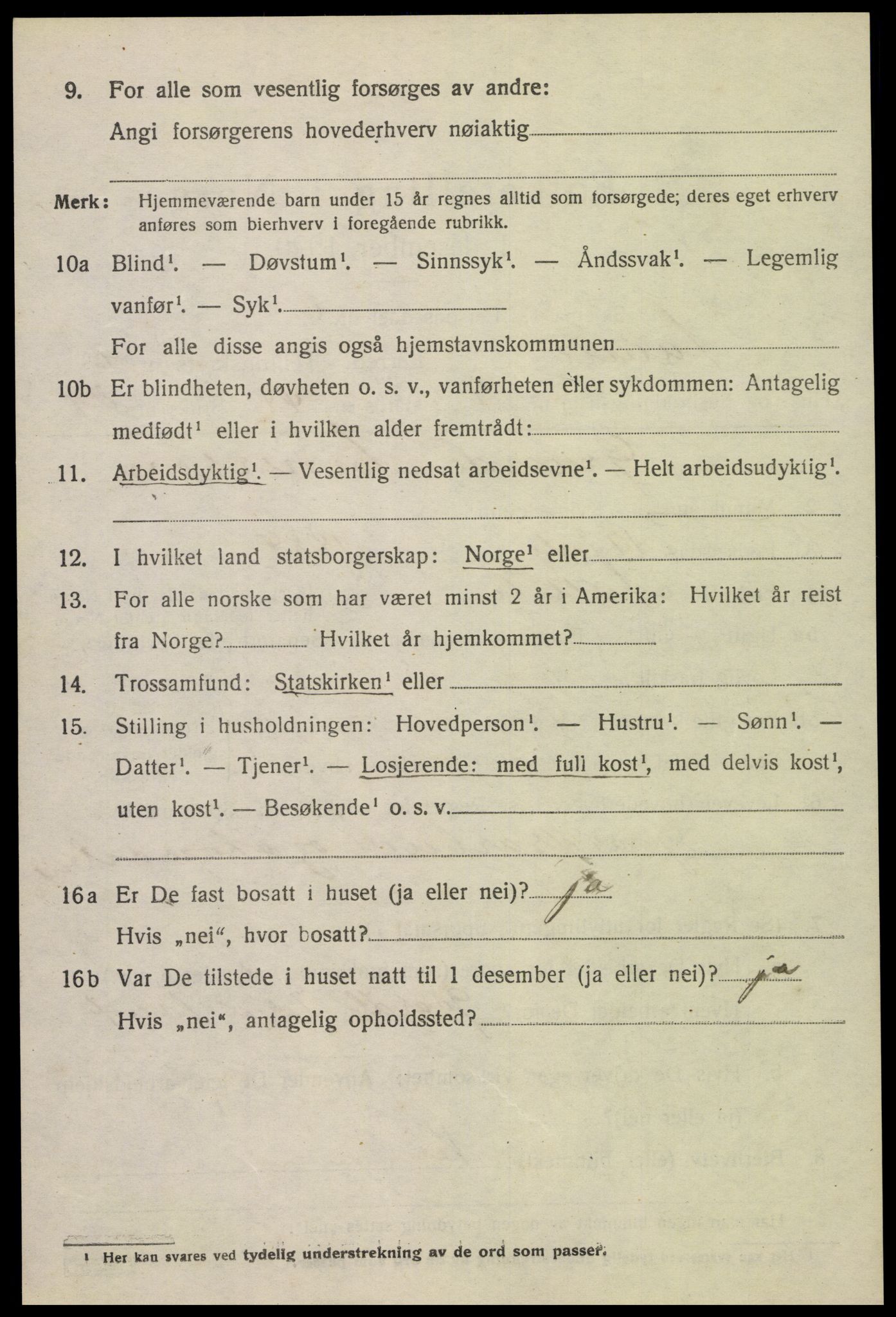 SAK, Folketelling 1920 for 0929 Åmli herred, 1920, s. 2770