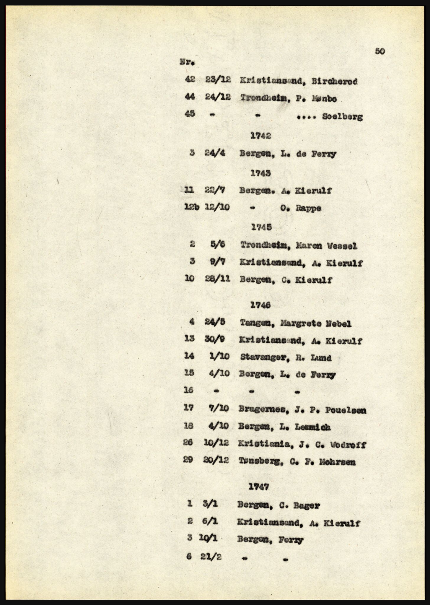 Riksarkivet, Seksjon for eldre arkiv og spesialsamlinger, AV/RA-EA-6797/H/Ha, 1953, s. 50