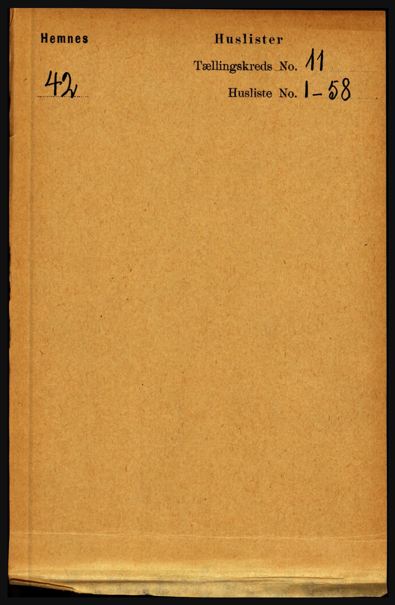 RA, Folketelling 1891 for 1832 Hemnes herred, 1891, s. 5243