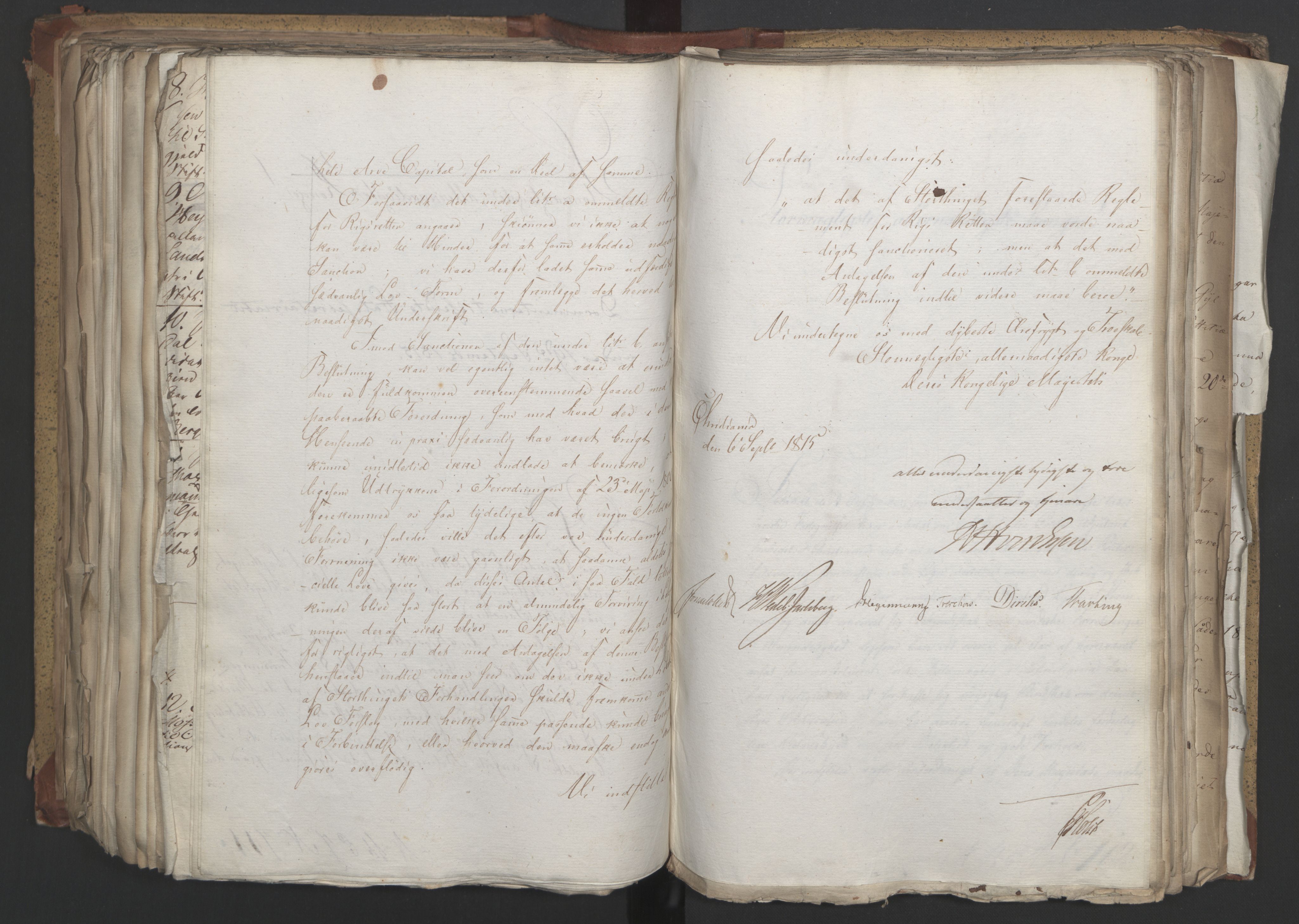 Statsrådsavdelingen i Stockholm, AV/RA-S-1003/D/Da/L0003: Regjeringsinnstillinger nr. 519-787, 1815, s. 404