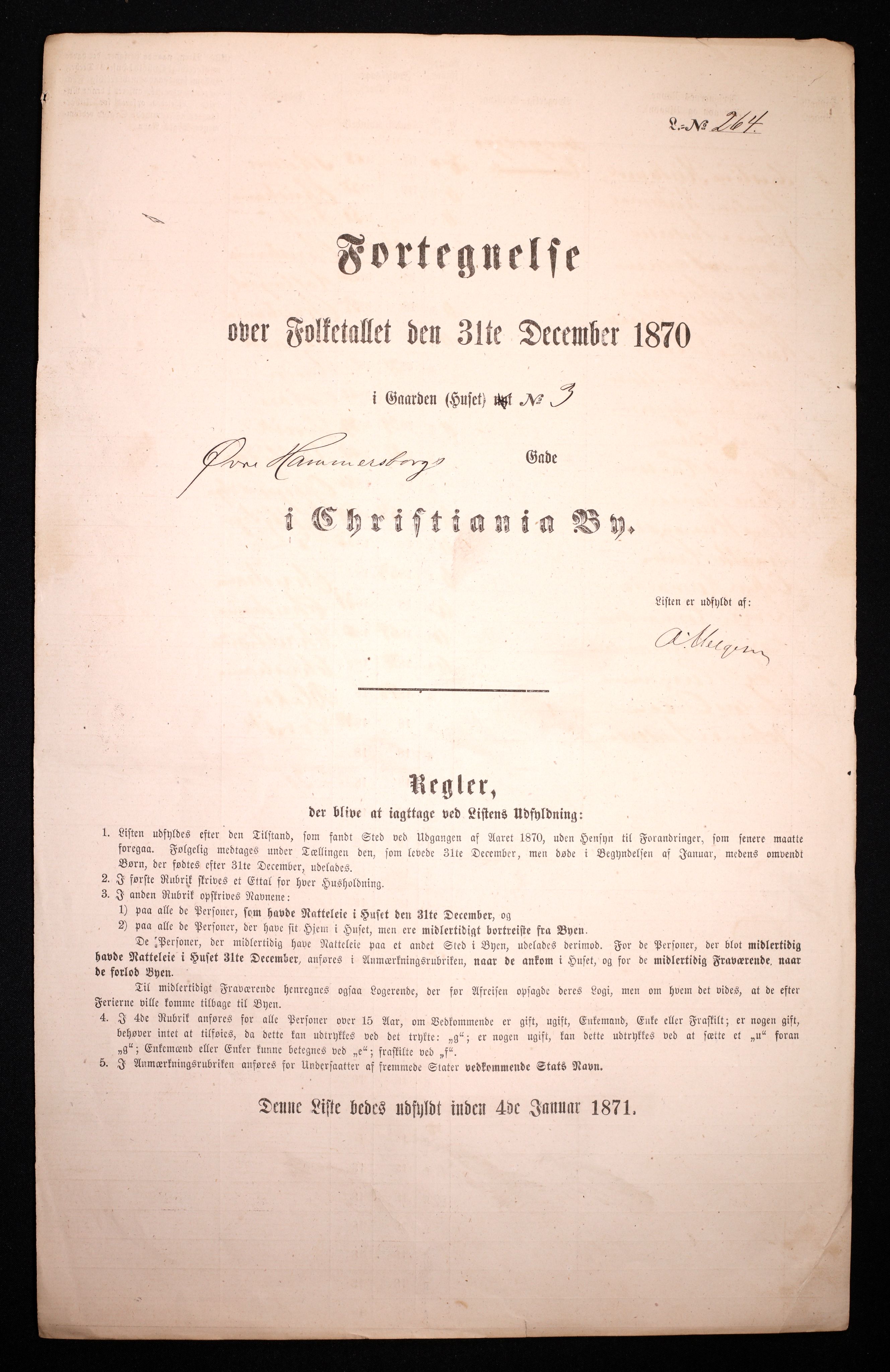 RA, Folketelling 1870 for 0301 Kristiania kjøpstad, 1870, s. 4678