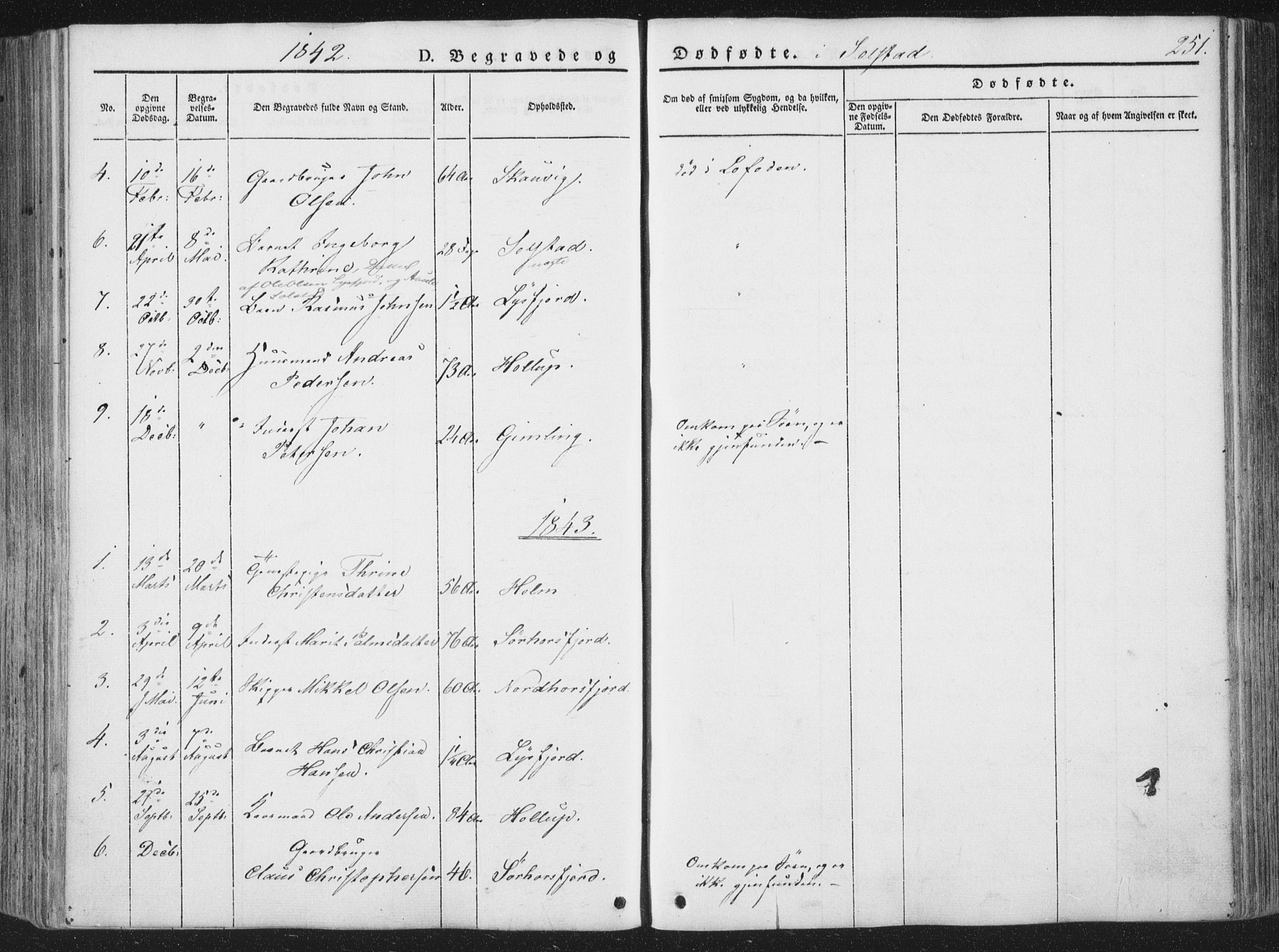 Ministerialprotokoller, klokkerbøker og fødselsregistre - Nordland, SAT/A-1459/810/L0145: Ministerialbok nr. 810A07 /2, 1841-1862, s. 251