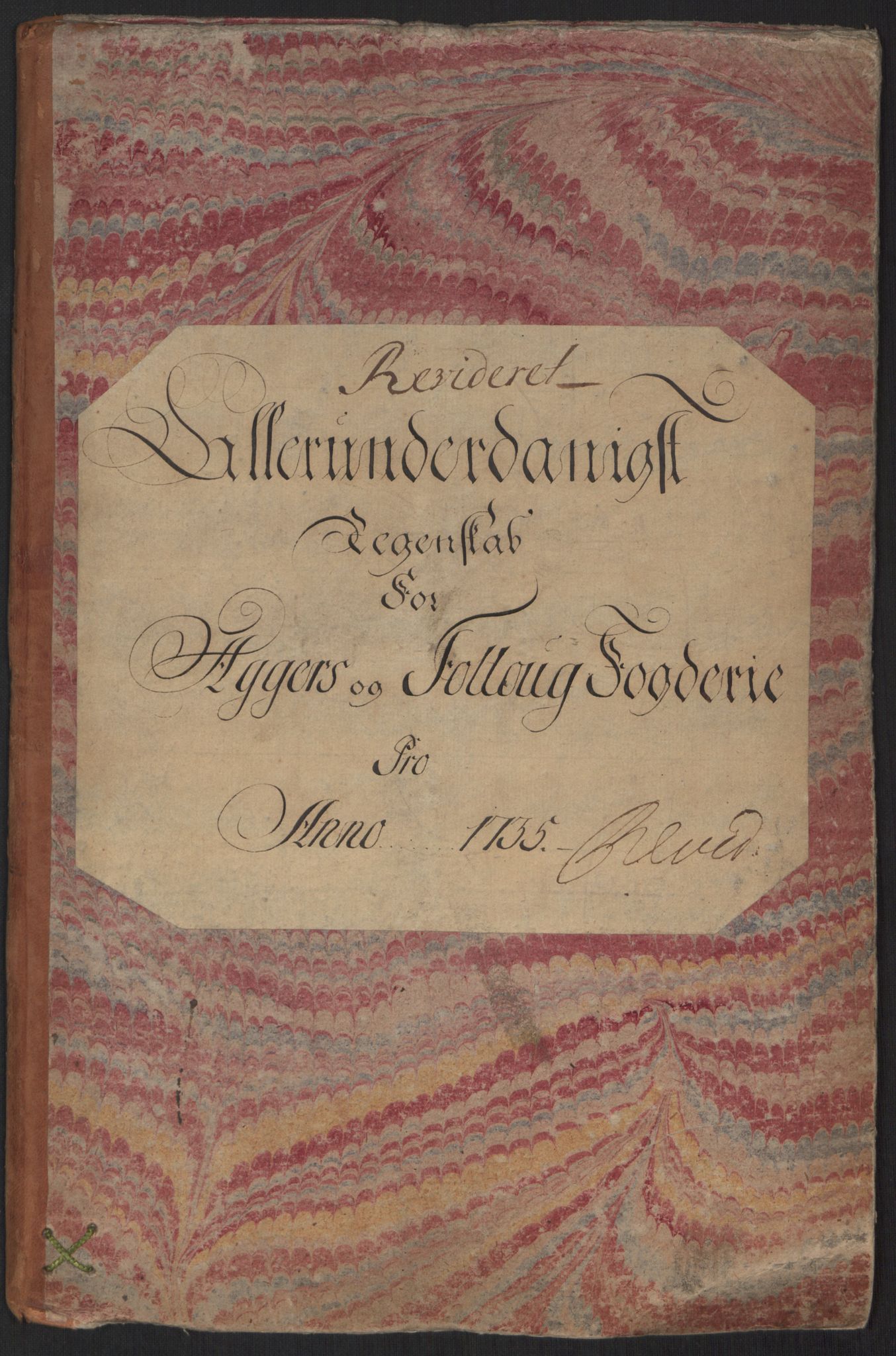 Rentekammeret inntil 1814, Reviderte regnskaper, Fogderegnskap, RA/EA-4092/R10/L0474: Fogderegnskap Aker og Follo, 1735, s. 2