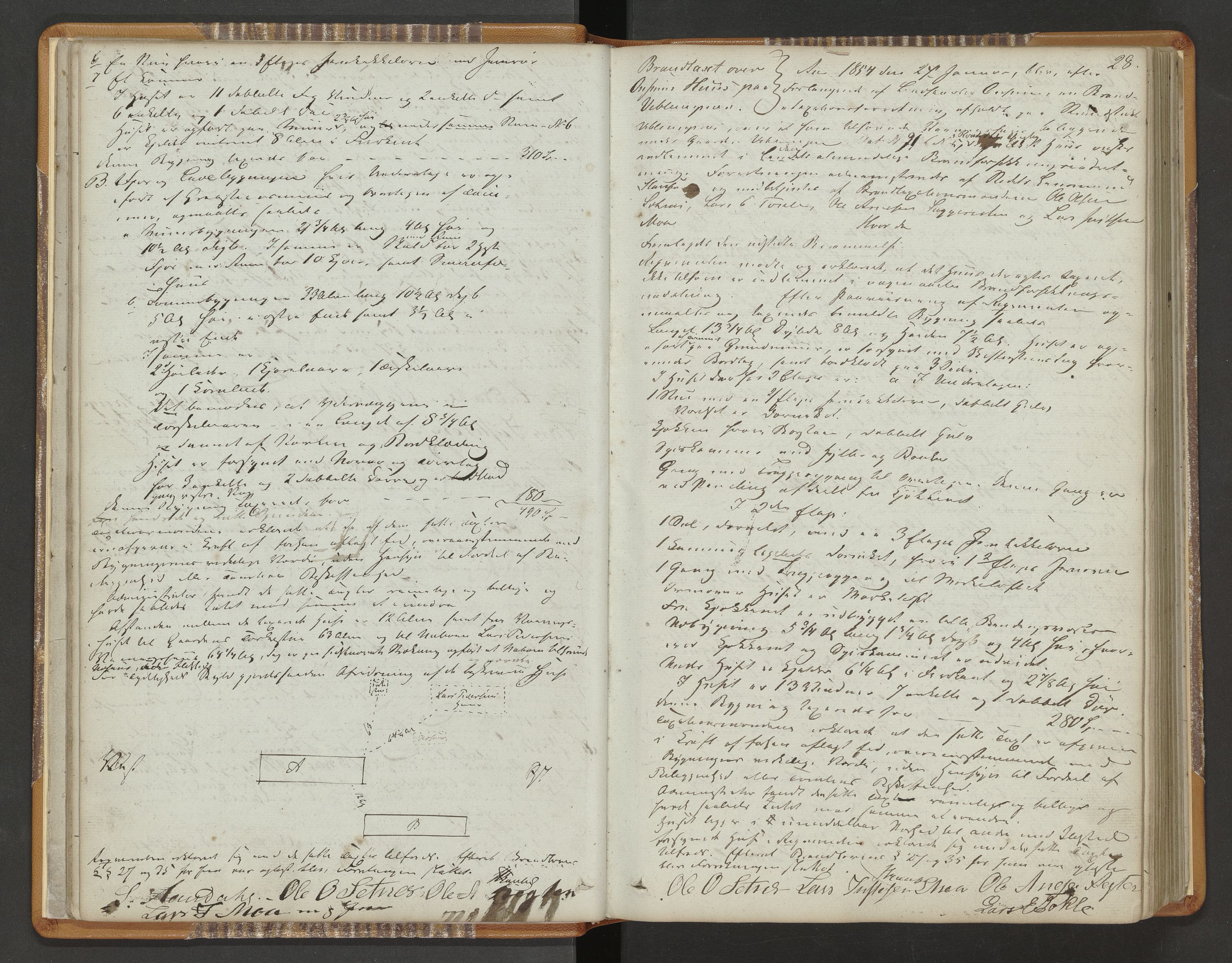 Norges Brannkasse Romsdal, AV/SAT-A-5499/Fa/L0001: Branntakstprotokoll, 1846-1877, s. 28