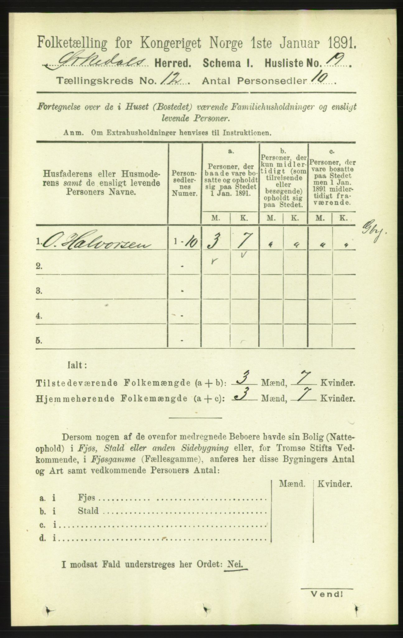 RA, Folketelling 1891 for 1638 Orkdal herred, 1891, s. 5534