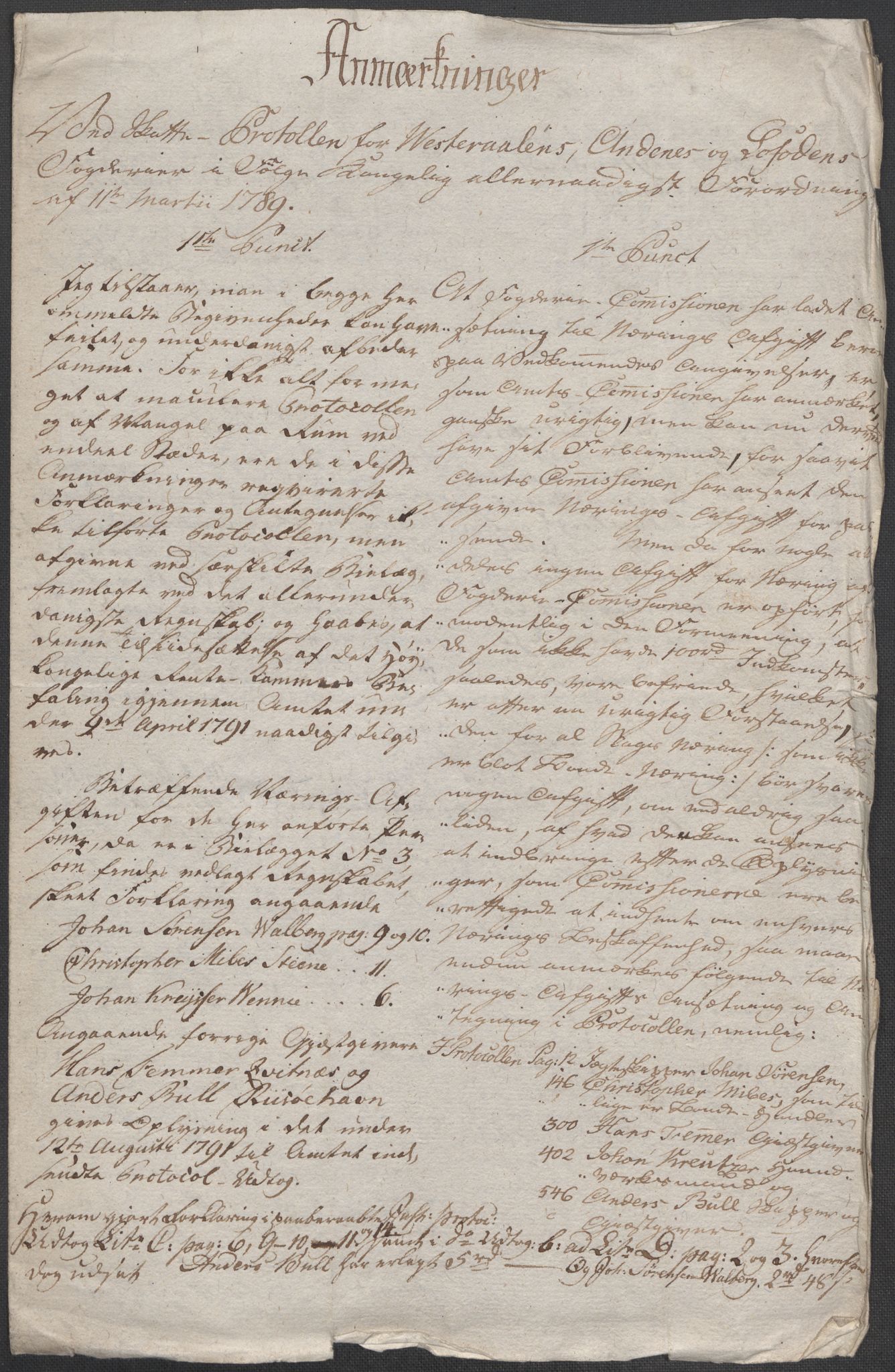 Rentekammeret inntil 1814, Reviderte regnskaper, Mindre regnskaper, RA/EA-4068/Rf/Rfe/L0055: Vesterålen, Andenes og Lofoten fogderi, 1789, s. 38