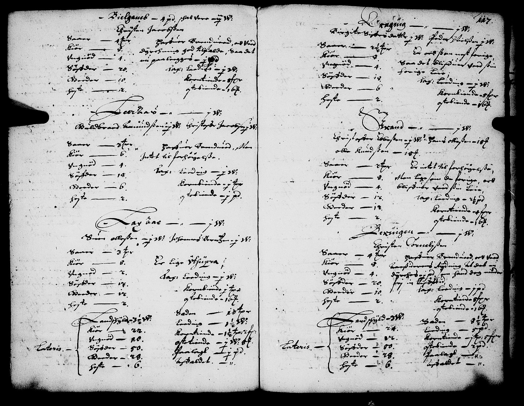 Rentekammeret inntil 1814, Realistisk ordnet avdeling, RA/EA-4070/N/Nb/Nba/L0058: Salten fogderi, 1666-1667, s. 116b-117a