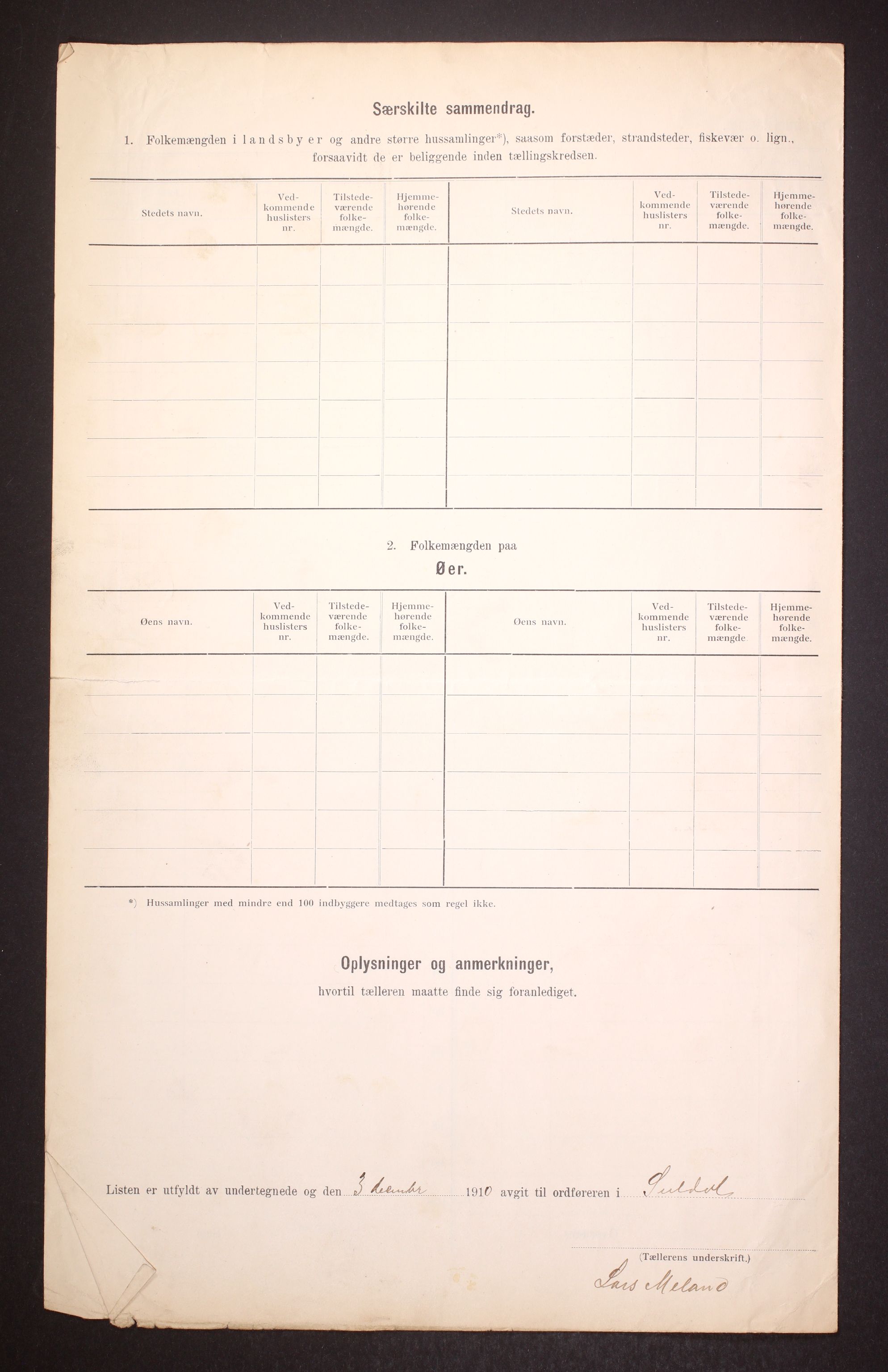 RA, Folketelling 1910 for 1134 Suldal herred, 1910, s. 9