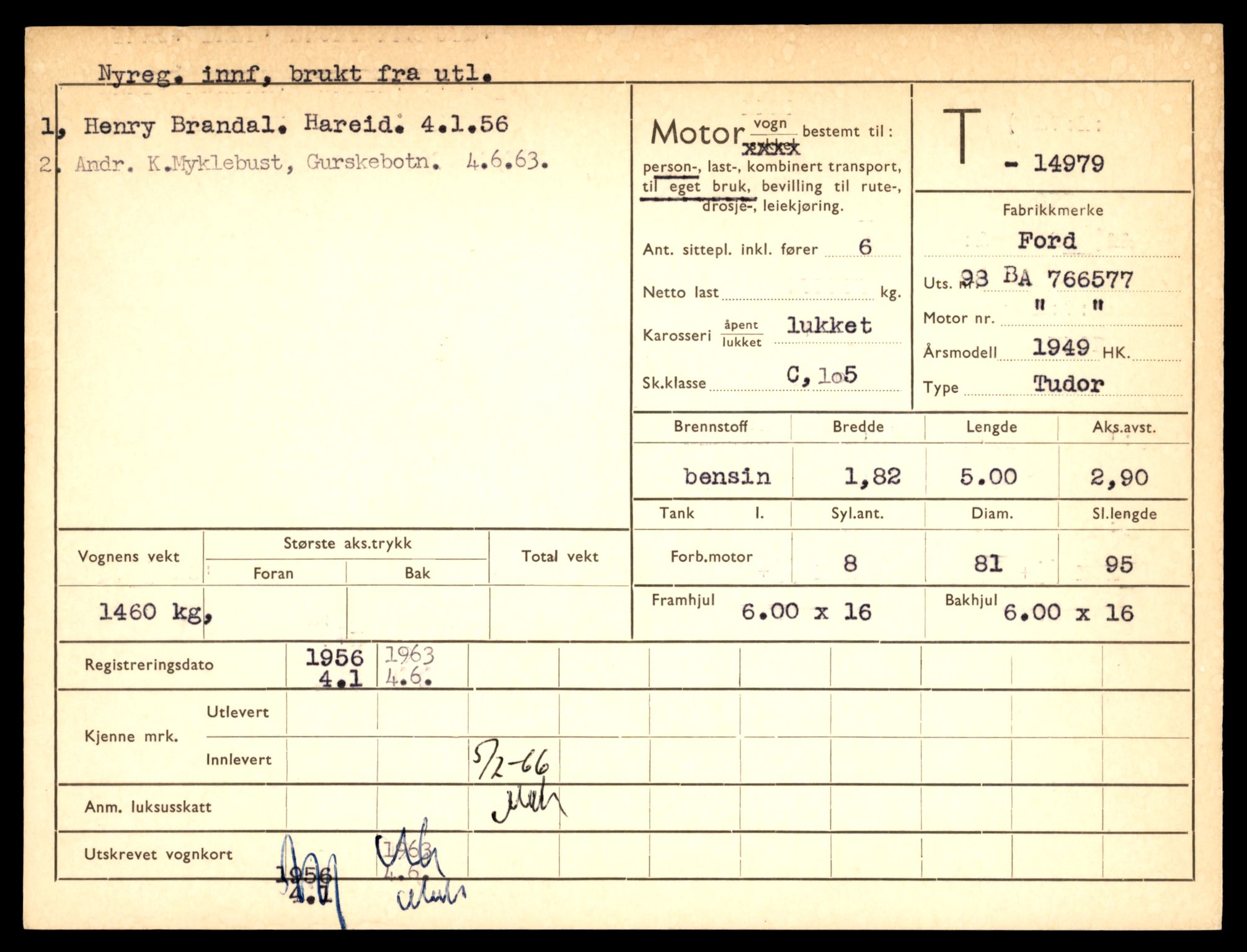 Møre og Romsdal vegkontor - Ålesund trafikkstasjon, AV/SAT-A-4099/F/Fe/L0049: Registreringskort for kjøretøy T 14864 - T 18613, 1927-1998, s. 2725