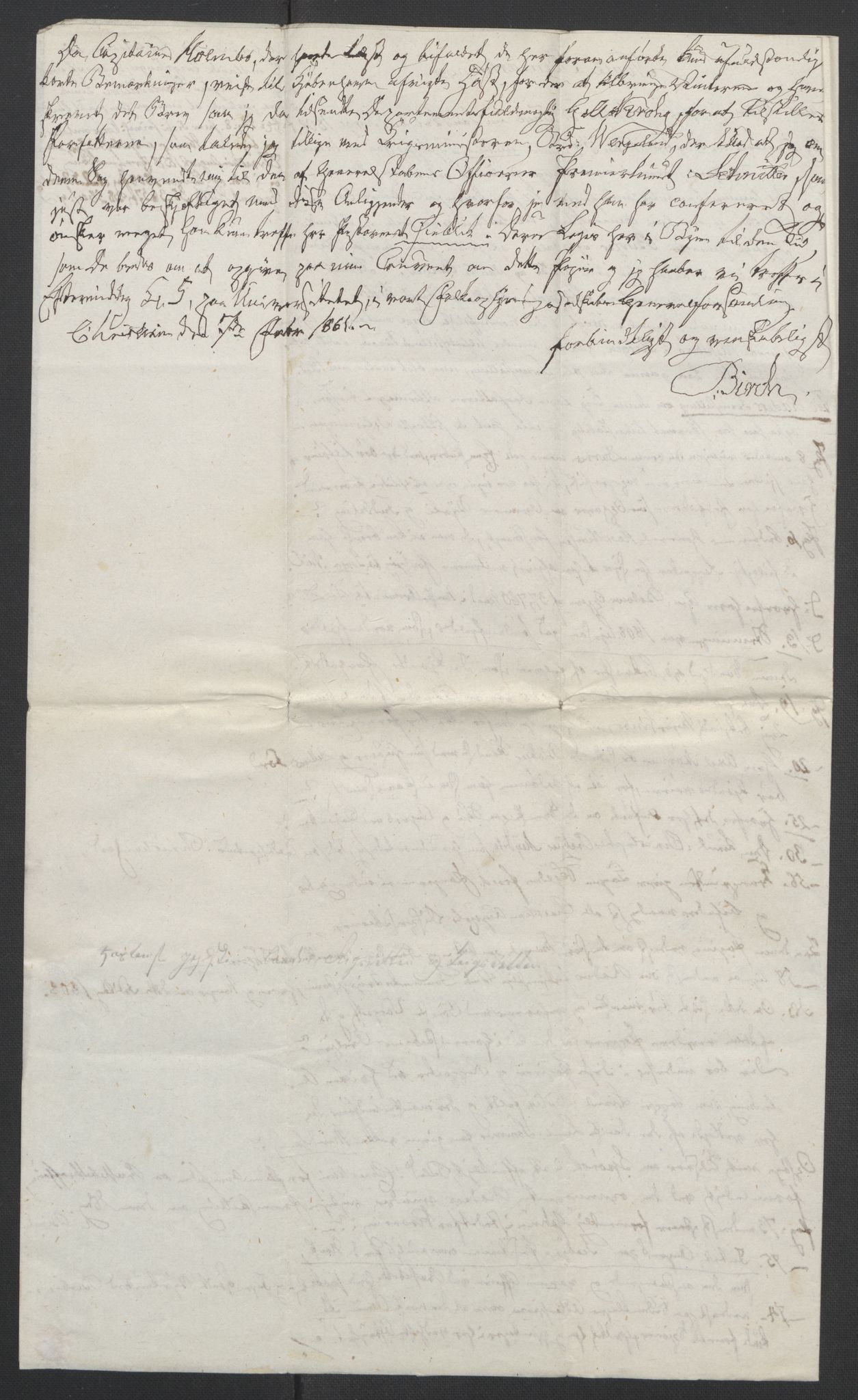 Faye, Andreas, AV/RA-PA-0015/F/Fh/L0033/0003: -- / Angaaende krigen 1808-1809. Fayes manuscript til avhandl. i Nordisk Universitets-Tidsskrift, samt brevveksling og polemikk omkring denne avhandlingen, s. 23