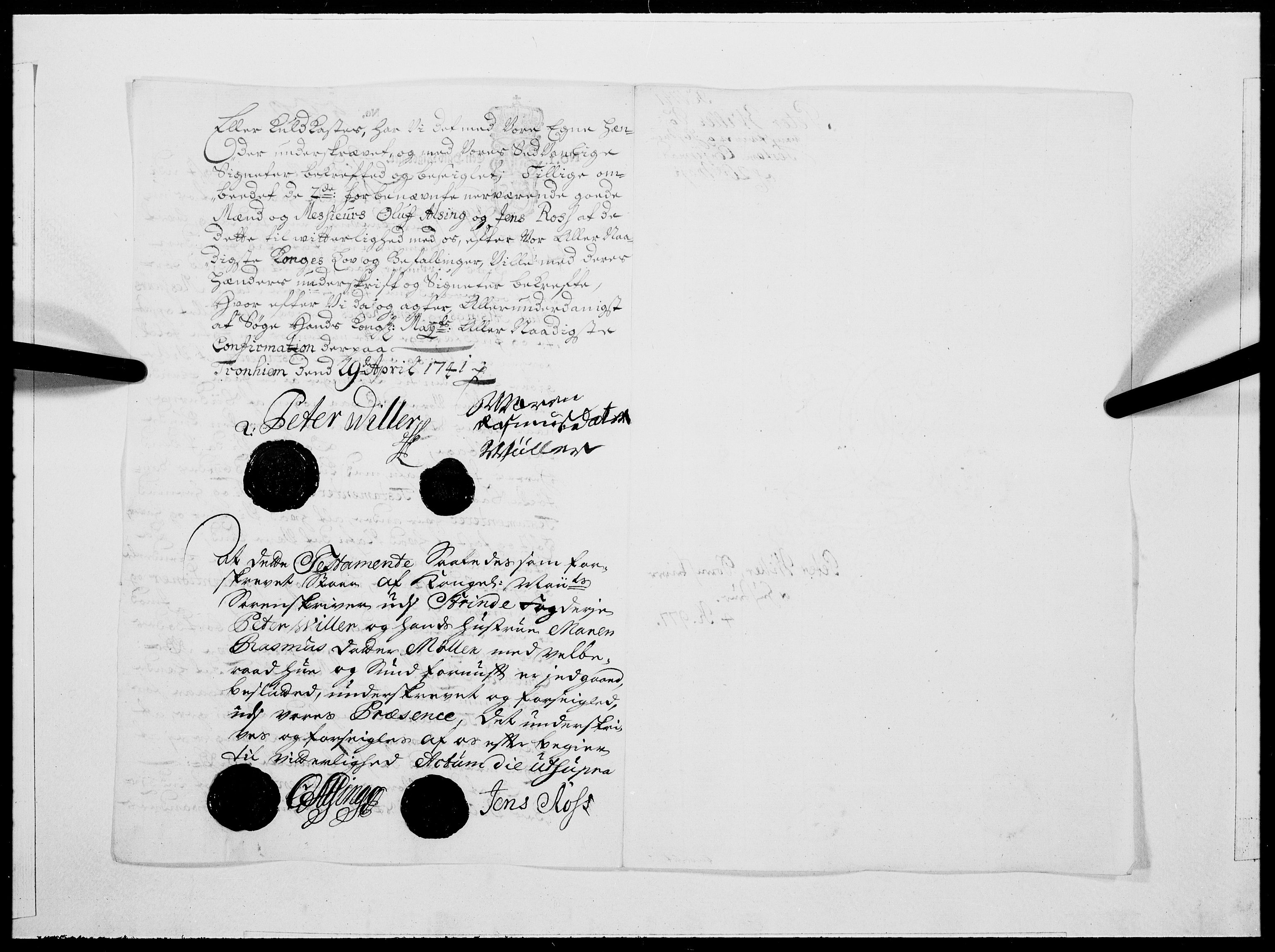 Danske Kanselli 1572-1799, AV/RA-EA-3023/F/Fc/Fcc/Fcca/L0133: Norske innlegg 1572-1799, 1741, s. 569