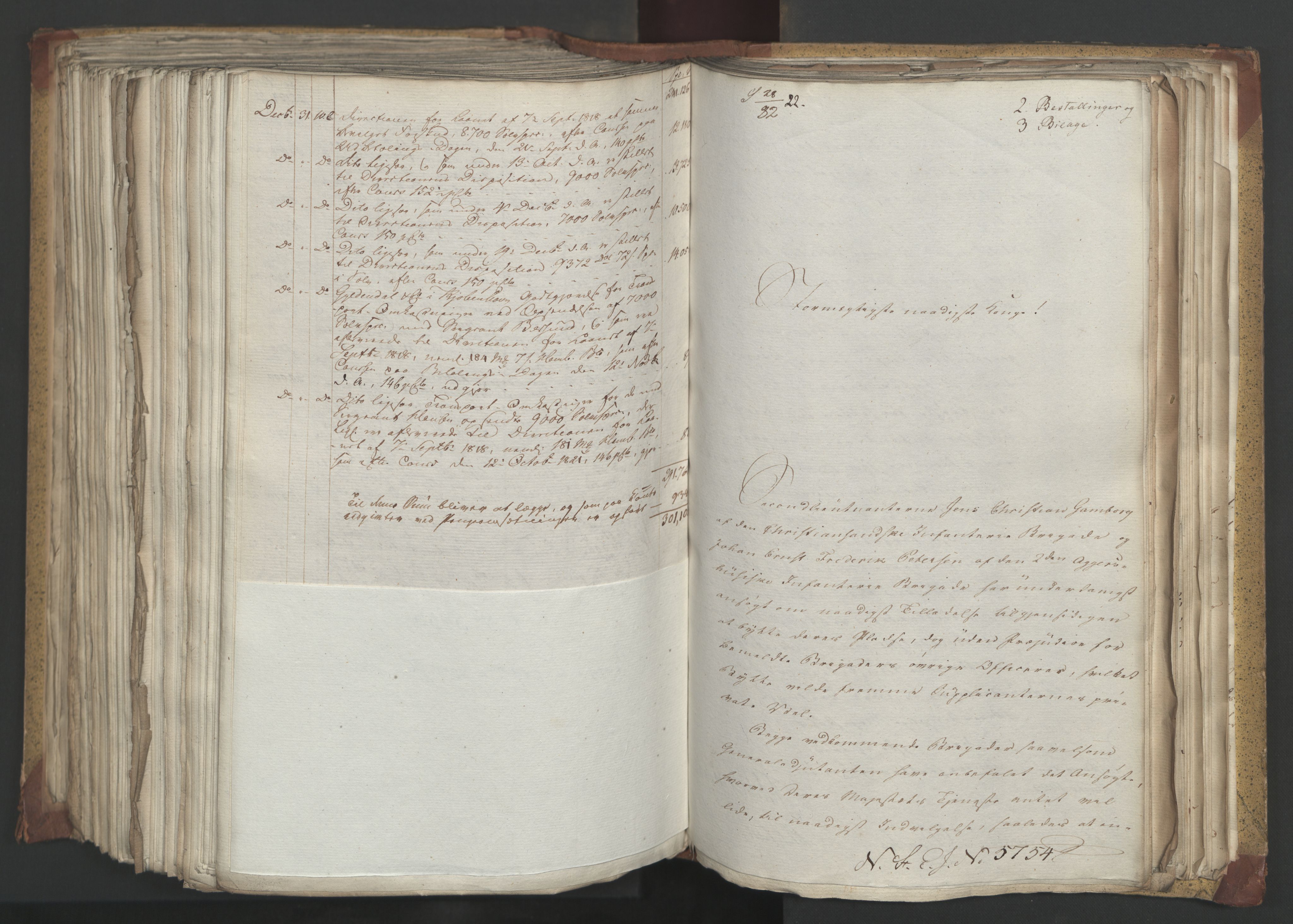Statsrådsavdelingen i Stockholm, AV/RA-S-1003/D/Da/L0029: Regjeringsinnstillinger nr. 5587-5799, 1822, s. 385