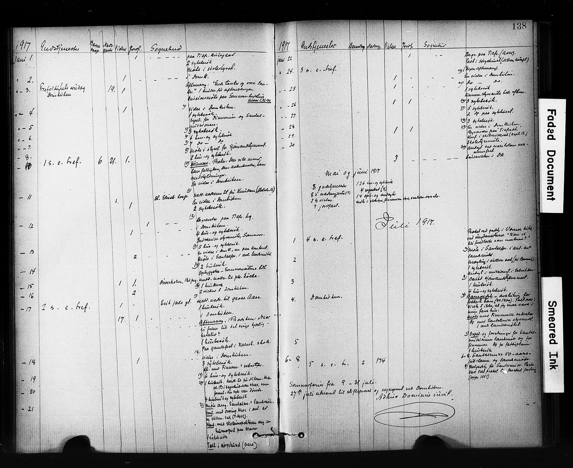 Ministerialprotokoller, klokkerbøker og fødselsregistre - Sør-Trøndelag, SAT/A-1456/601/L0071: Residerende kapellans bok nr. 601B04, 1882-1931, s. 138