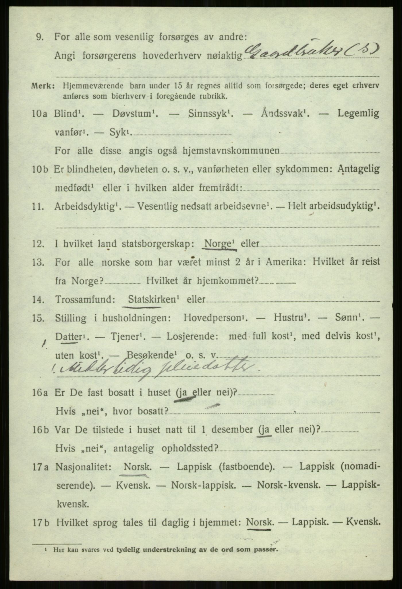 SATØ, Folketelling 1920 for 1935 Helgøy herred, 1920, s. 2046
