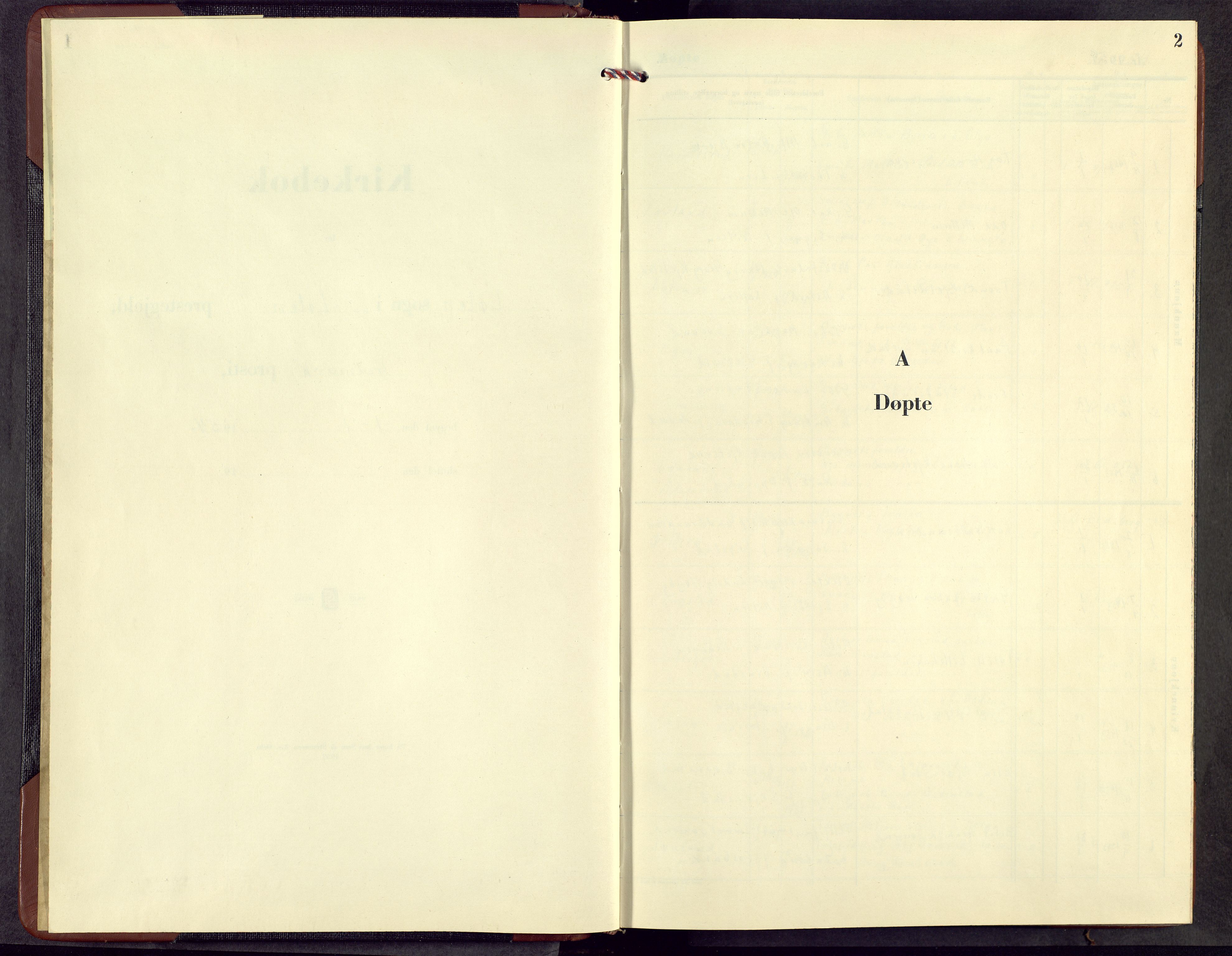 Løten prestekontor, SAH/PREST-022/L/La/L0012: Klokkerbok nr. 12, 1954-1957, s. 2