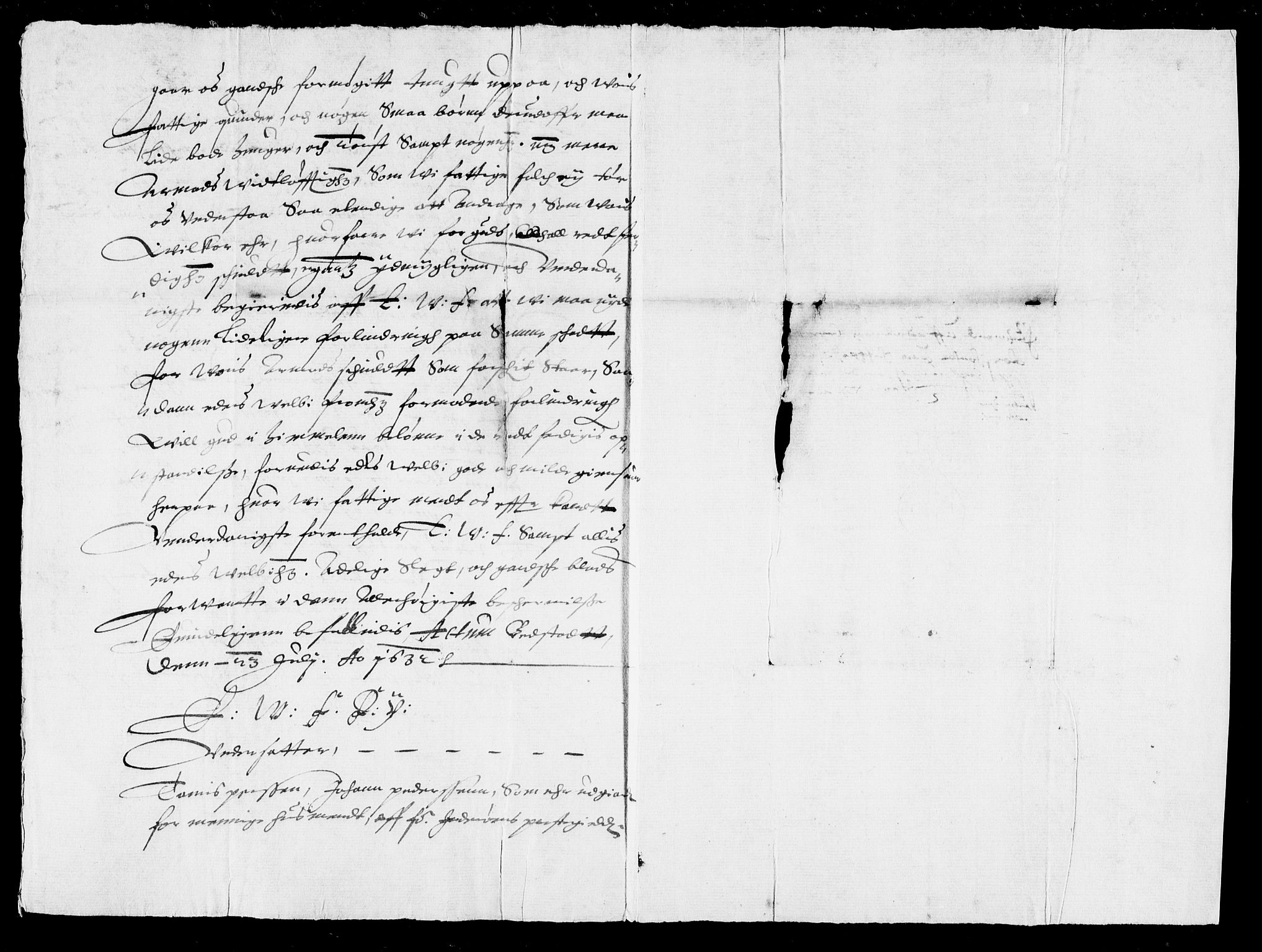 Danske Kanselli, Skapsaker, AV/RA-EA-4061/F/L0012: Skap 8, pakke 152A, 1612-1633, s. 219