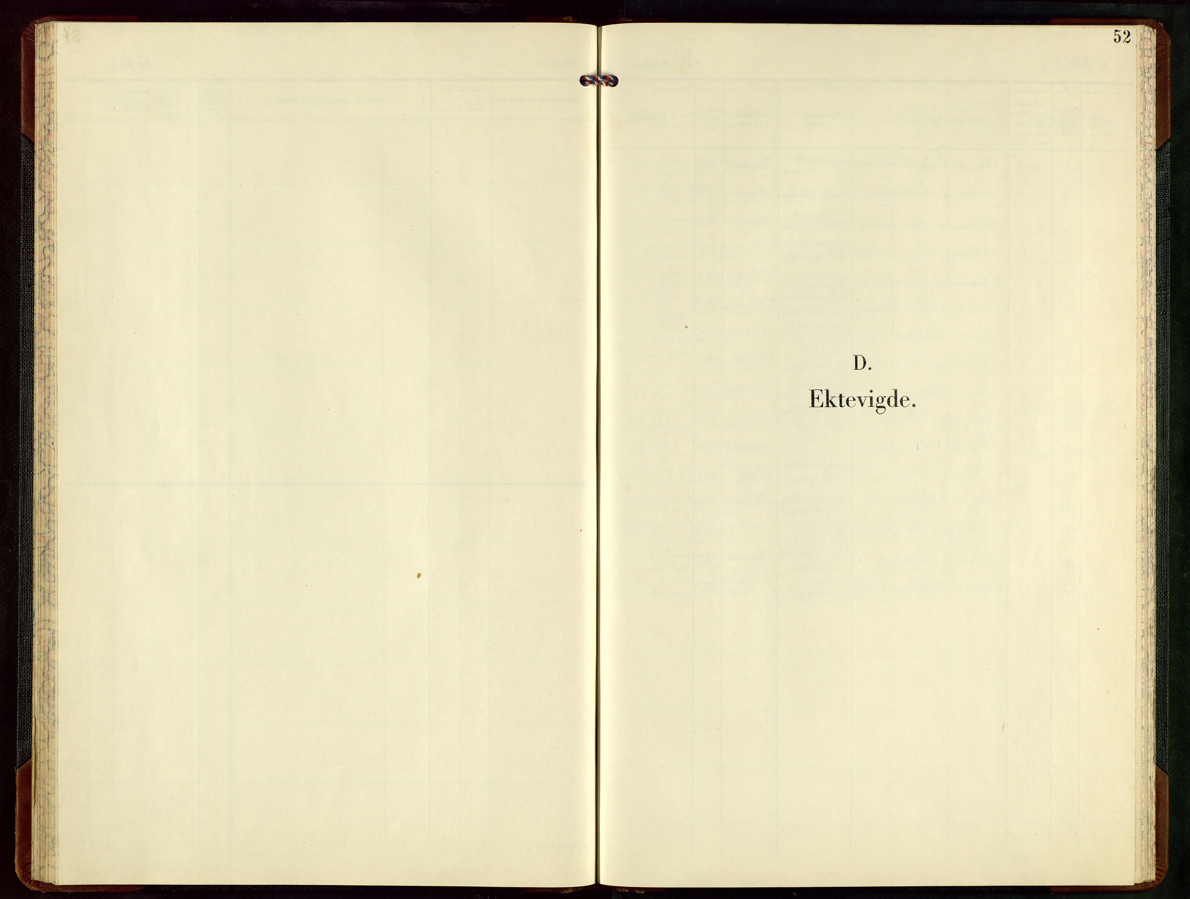 Rennesøy sokneprestkontor, AV/SAST-A -101827/H/Ha/Hab/L0020: Klokkerbok nr. B 19, 1953-1971, s. 52