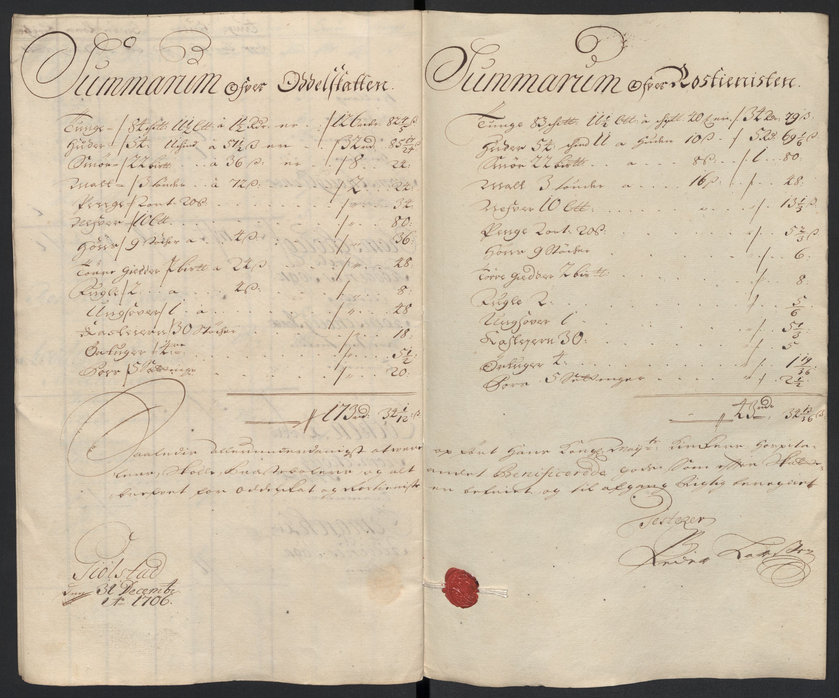 Rentekammeret inntil 1814, Reviderte regnskaper, Fogderegnskap, AV/RA-EA-4092/R07/L0298: Fogderegnskap Rakkestad, Heggen og Frøland, 1706, s. 354