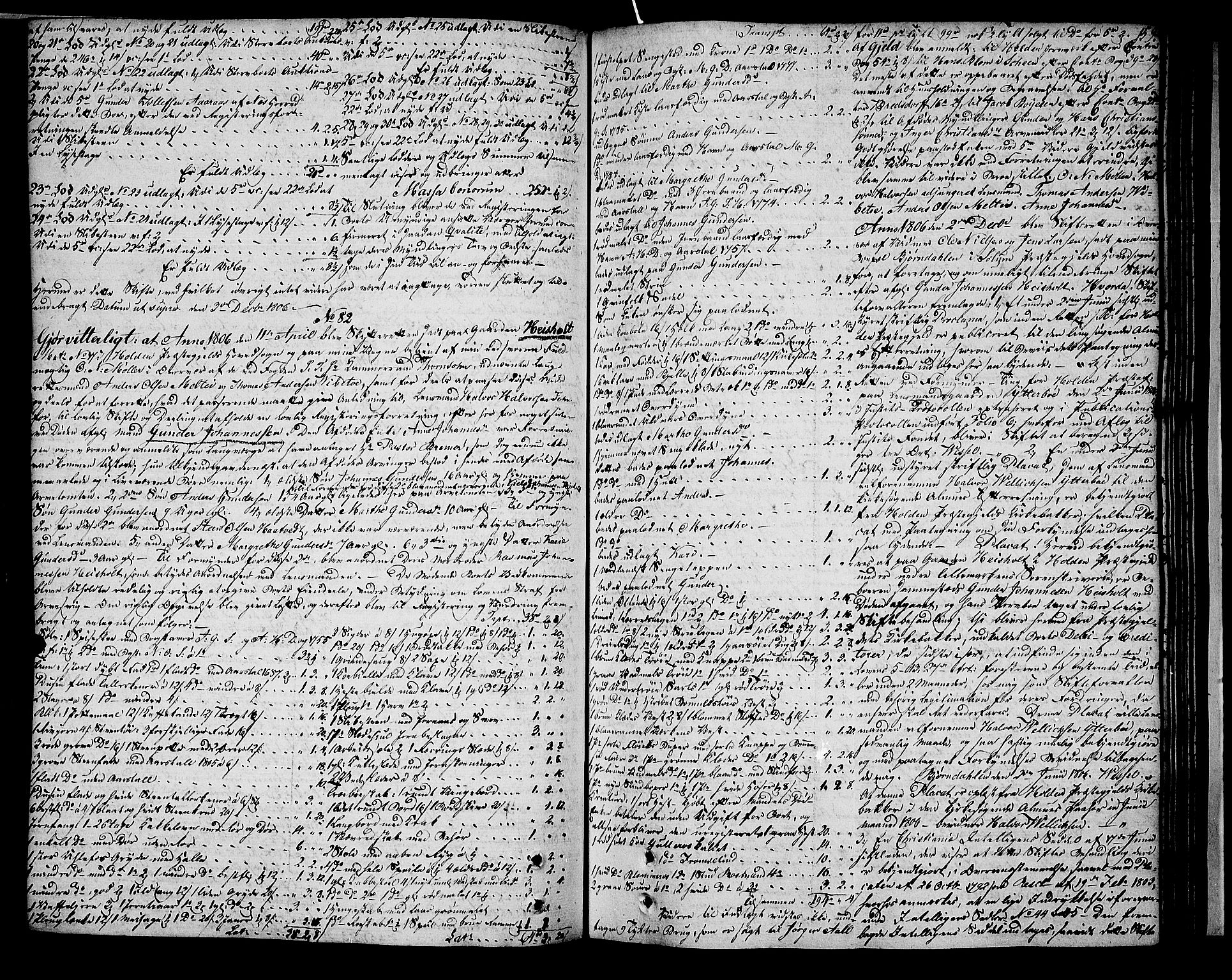 Nedre Telemark sorenskriveri, AV/SAKO-A-135/H/Hb/Hba/L0019: Skifteprotokoll, 1805-1810, s. 158b-159a