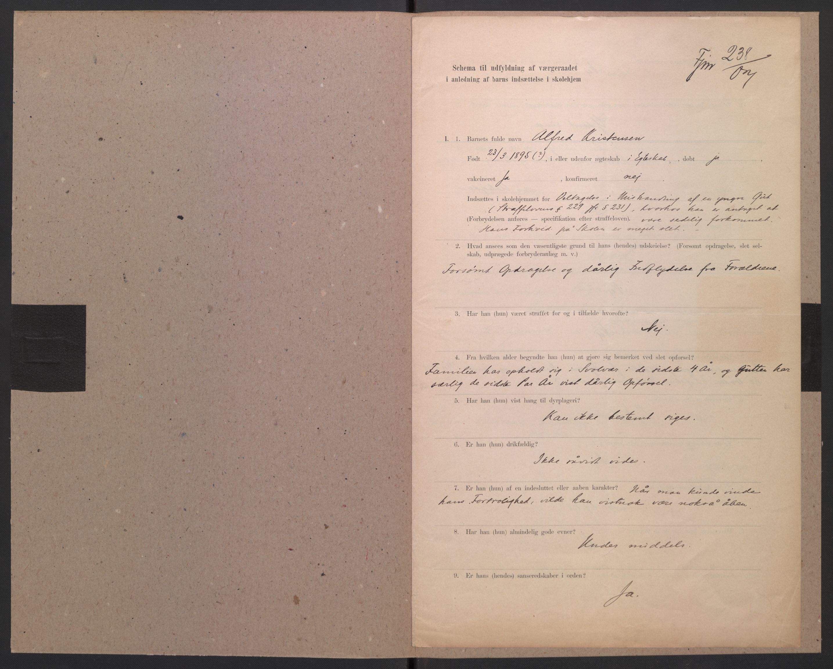 Falstad skolehjem, AV/RA-S-1676/E/Eb/L0008: Elevmapper løpenr. 169-188, 1907-1914, s. 24