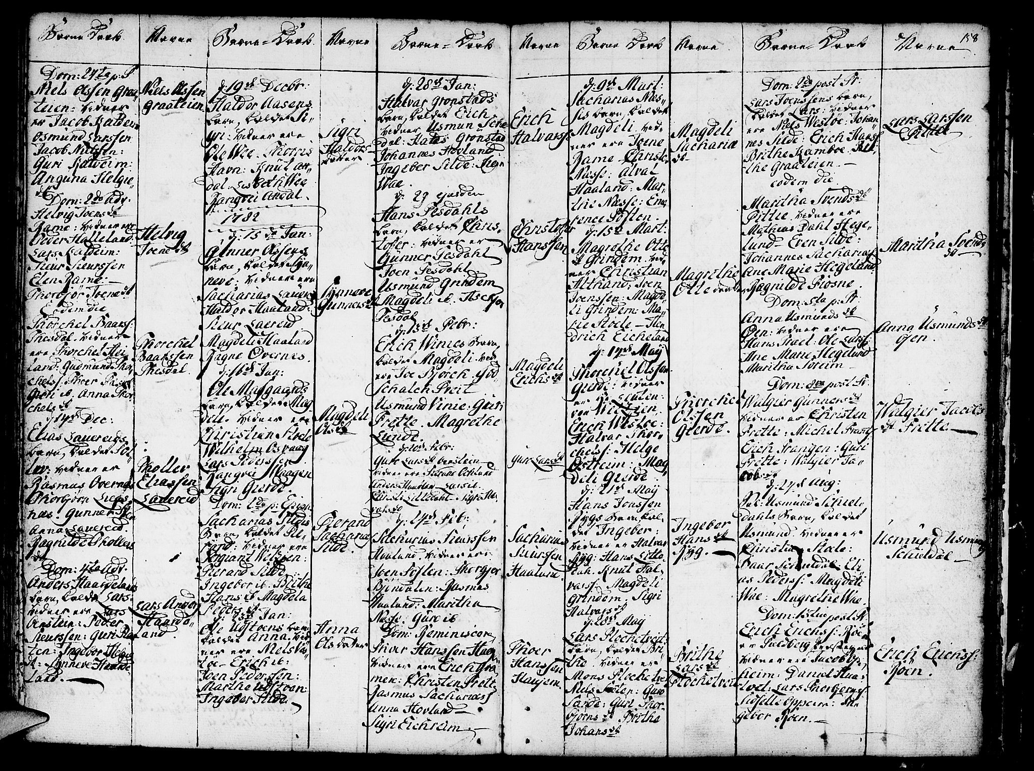 Etne sokneprestembete, SAB/A-75001/H/Haa: Ministerialbok nr. A 3 /2, 1755-1782, s. 158