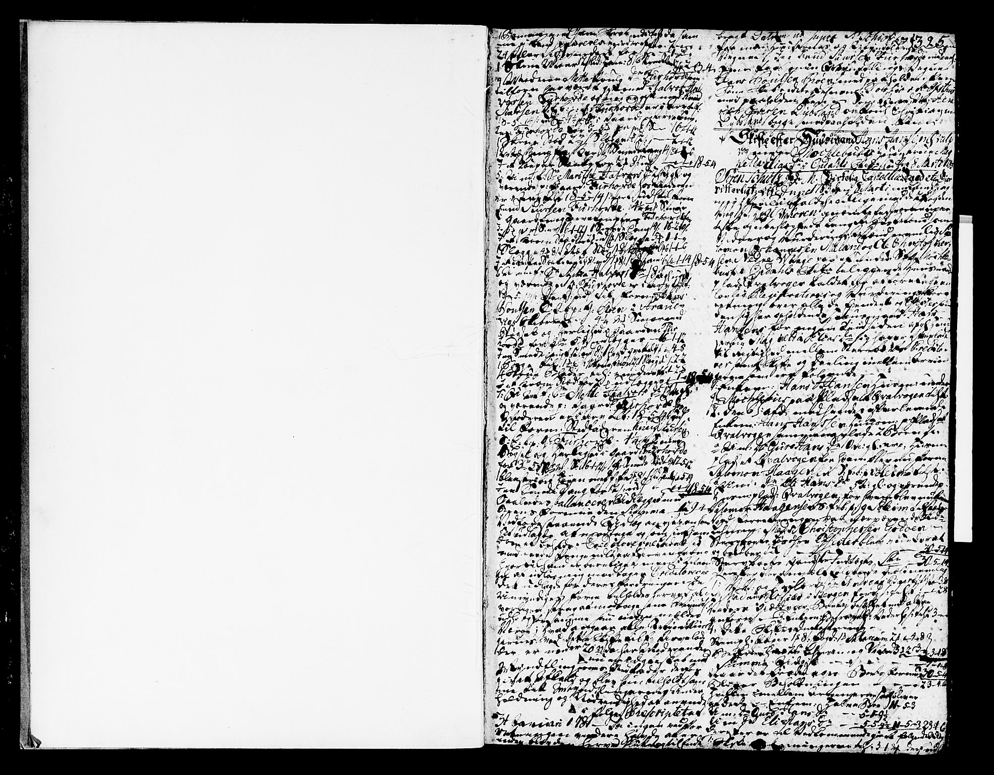 Sunnhordland sorenskrivar, SAB/A-2401/1/H/Ha/Haa/L0009: Skifteprotokollar. Register i protokoll. Fol. 639- ut, 1783-1785, s. 324b-325a