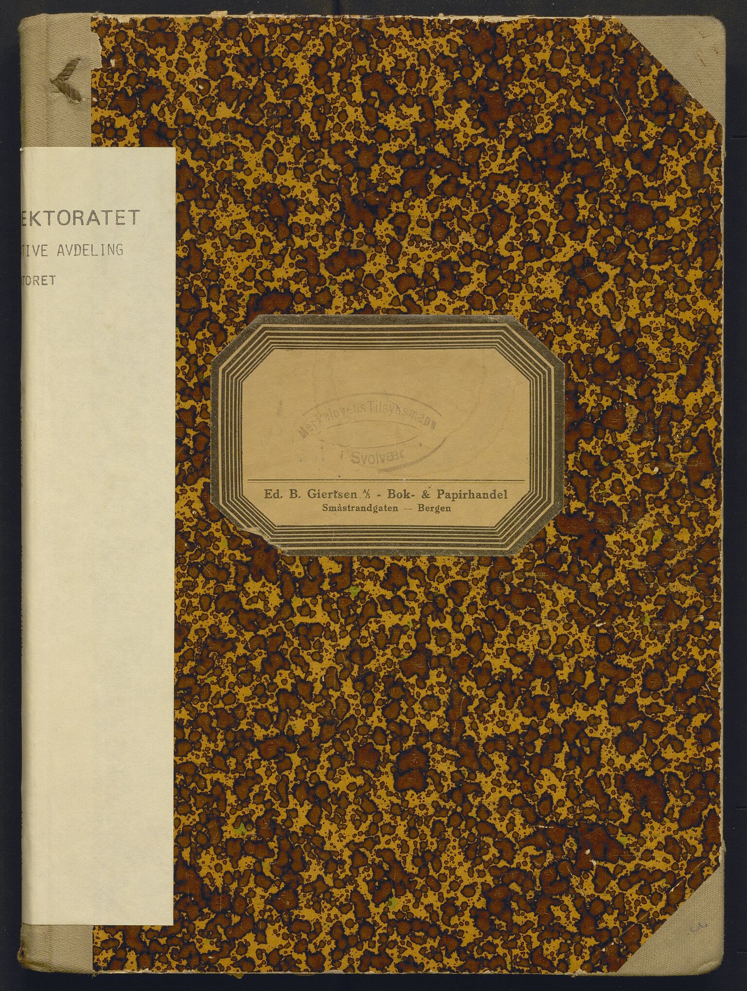Fiskeridirektoratet - 1 Adm. ledelse - 13 Båtkontoret, AV/SAB-A-2003/I/Ia/Iac/L0169: 135.0358/3 Merkeprotokoll - Sørfold, 1952-1963