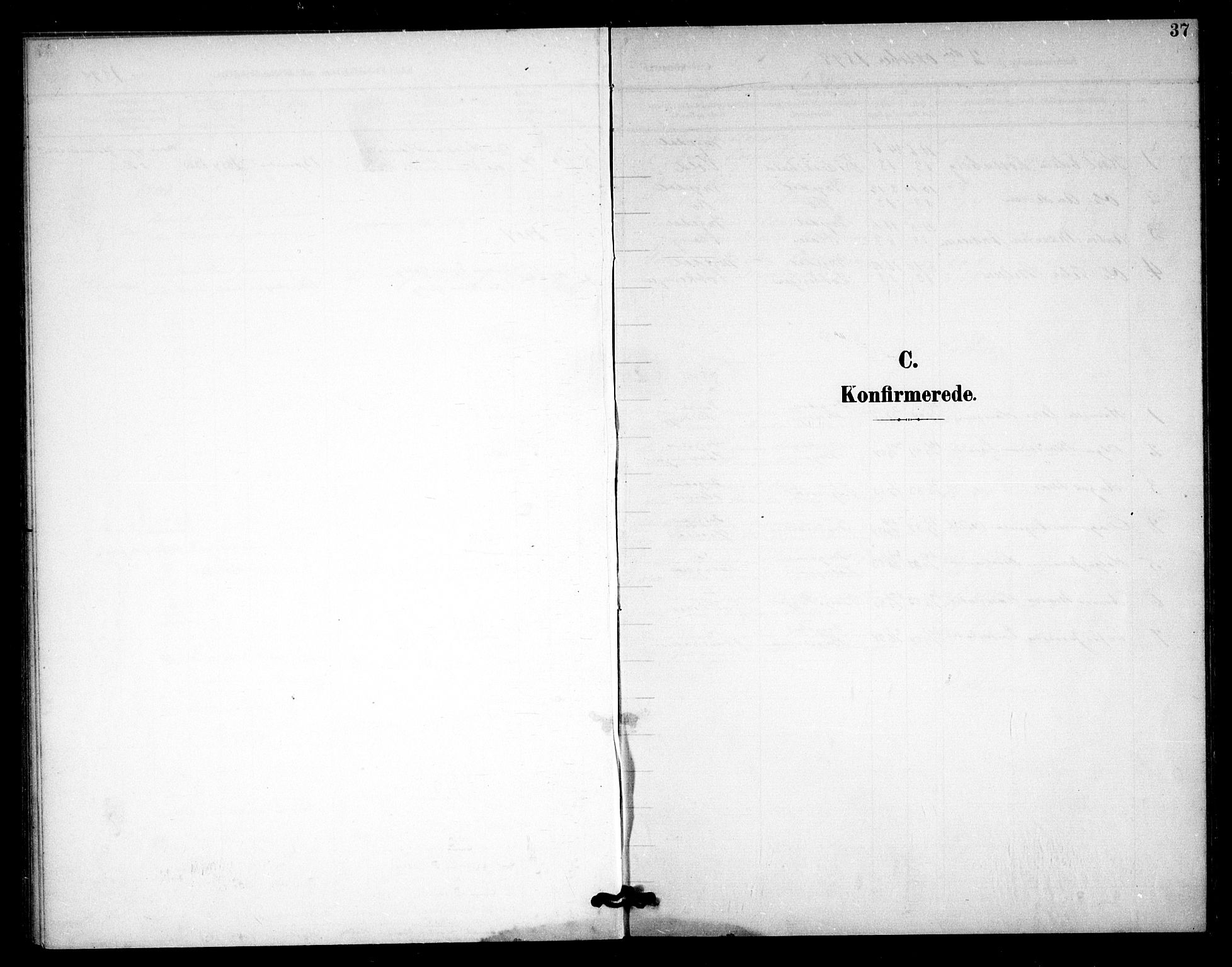 Skjeberg prestekontor Kirkebøker, AV/SAO-A-10923/F/Fc/L0002: Ministerialbok nr. III 2, 1898-1915, s. 37