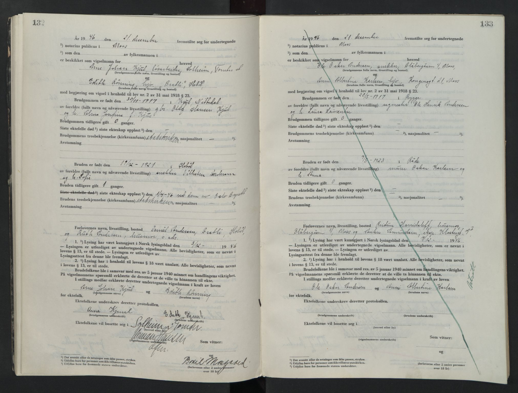 Moss sorenskriveri, SAO/A-10168, 1945-1948, s. 132-133