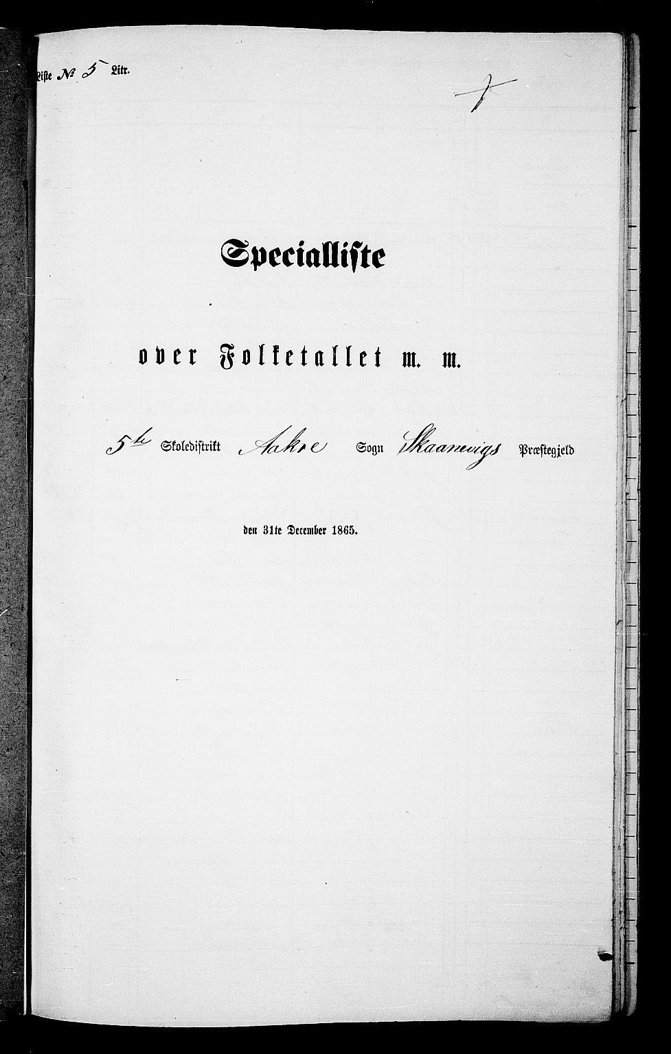 RA, Folketelling 1865 for 1212P Skånevik prestegjeld, 1865, s. 75