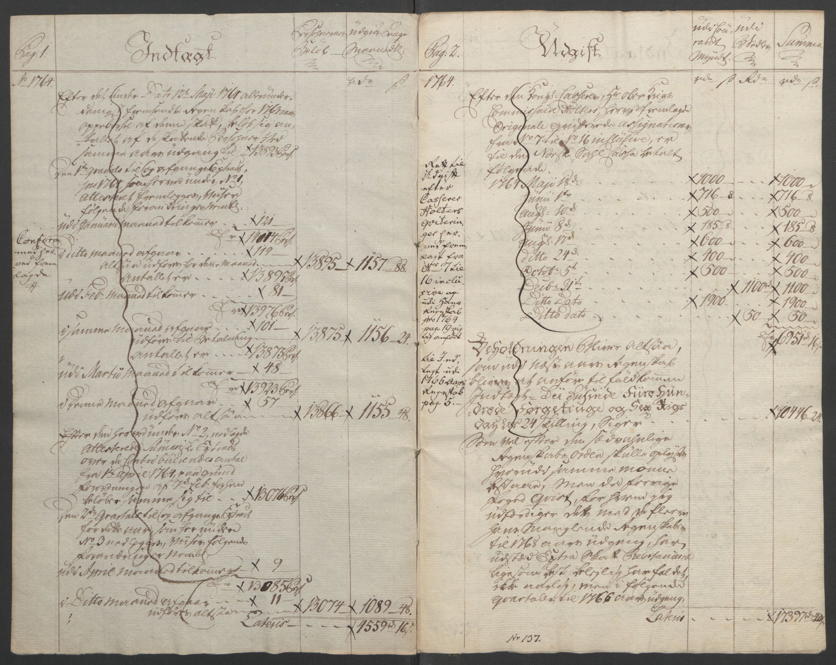 Rentekammeret inntil 1814, Reviderte regnskaper, Fogderegnskap, RA/EA-4092/R39/L2424: Ekstraskatten Nedenes, 1762-1767, s. 88