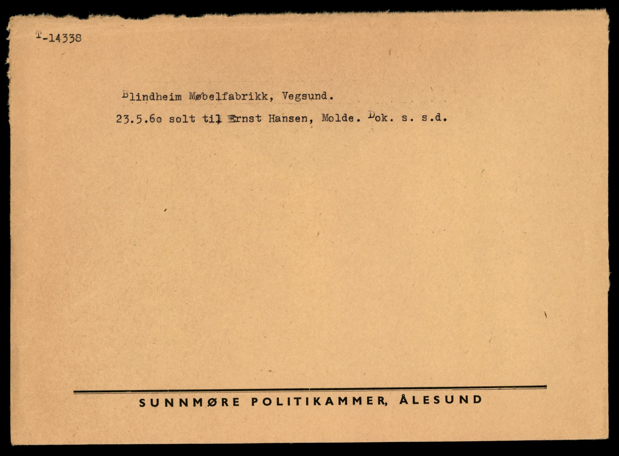 Møre og Romsdal vegkontor - Ålesund trafikkstasjon, AV/SAT-A-4099/F/Fe/L0045: Registreringskort for kjøretøy T 14320 - T 14444, 1927-1998, s. 505
