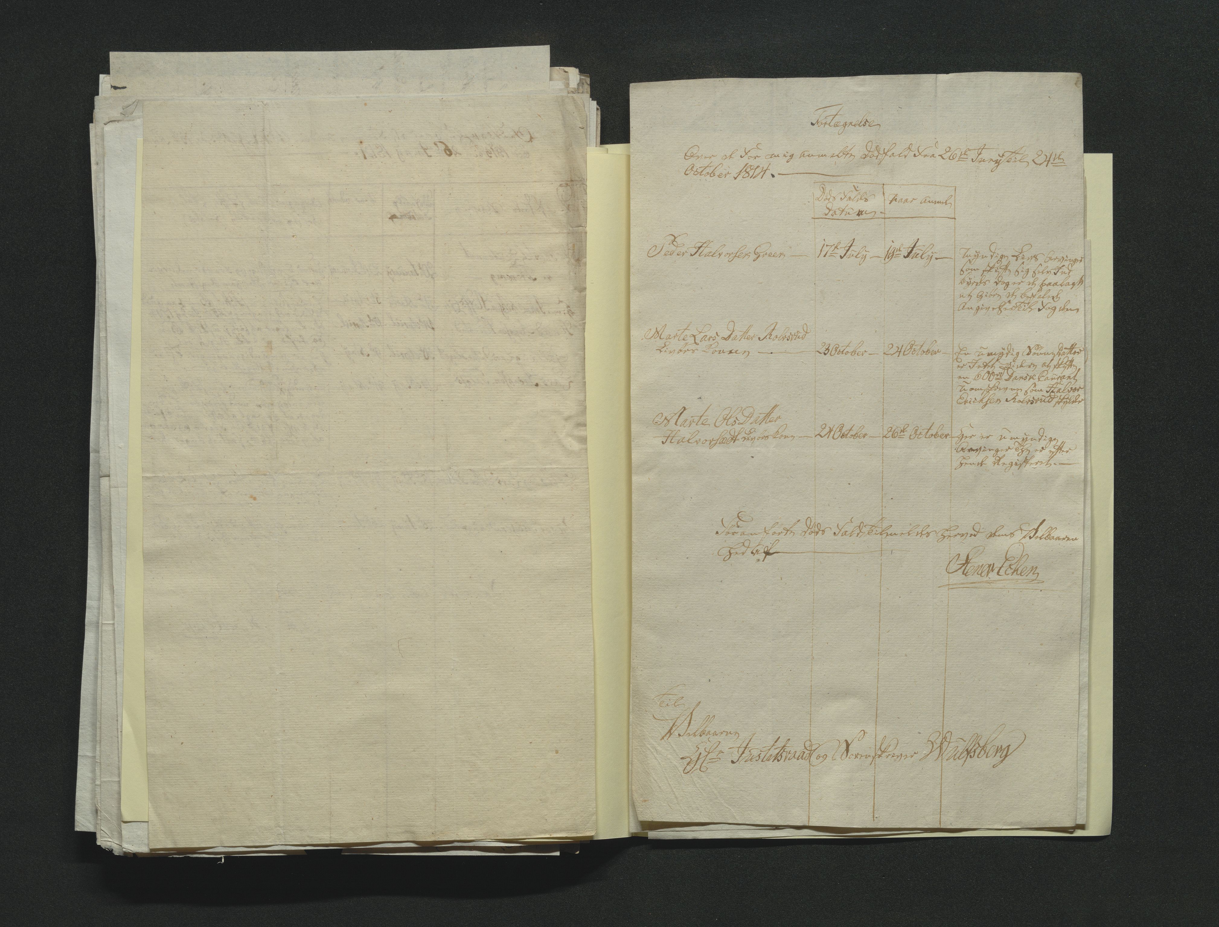 Eiker, Modum og Sigdal sorenskriveri, AV/SAKO-A-123/H/Ha/Hab/L0001: Dødsfallsmeldinger, 1812-1822, s. 119